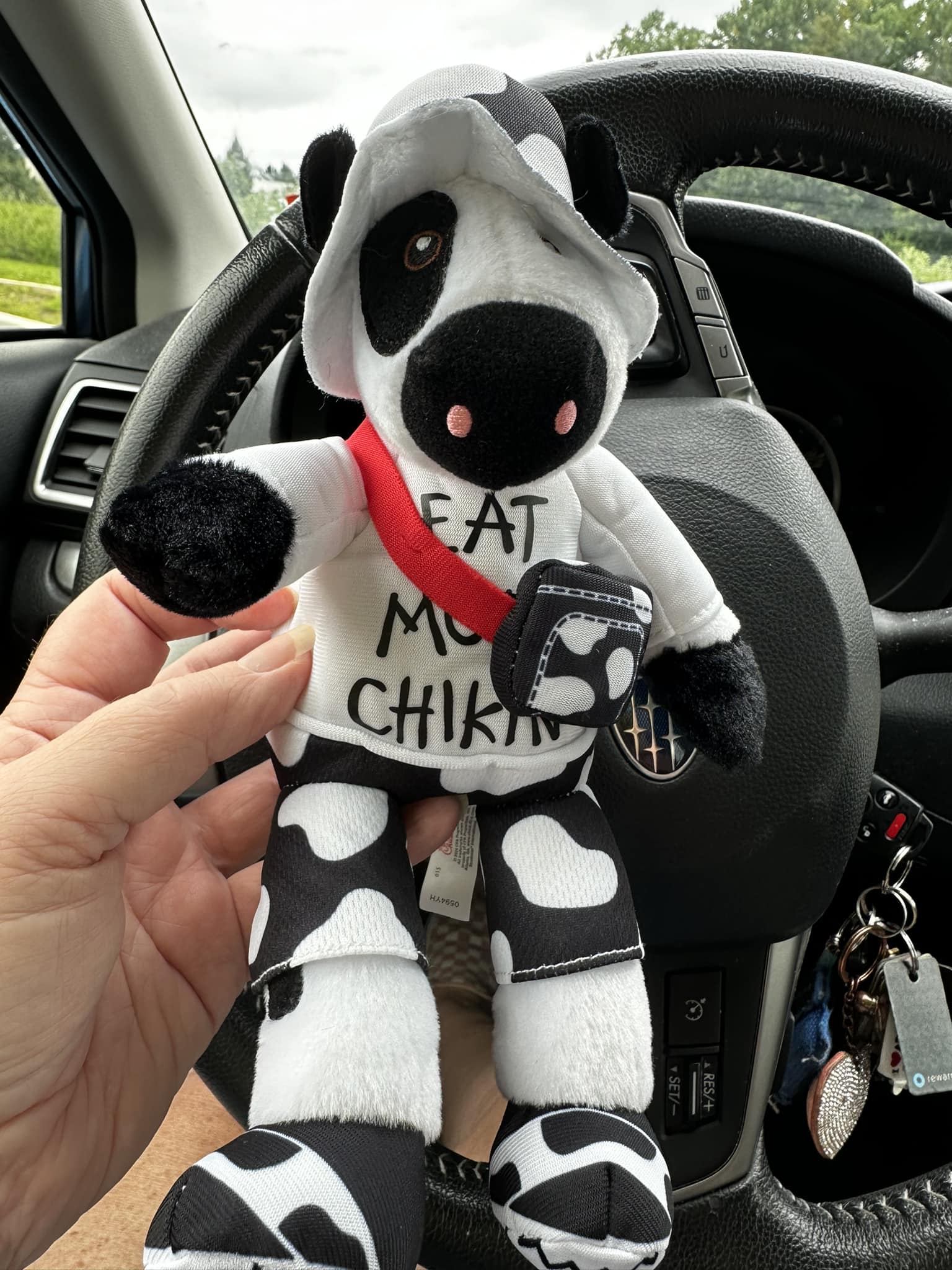 Get 2022 summer plush cow at Chick-fil-A