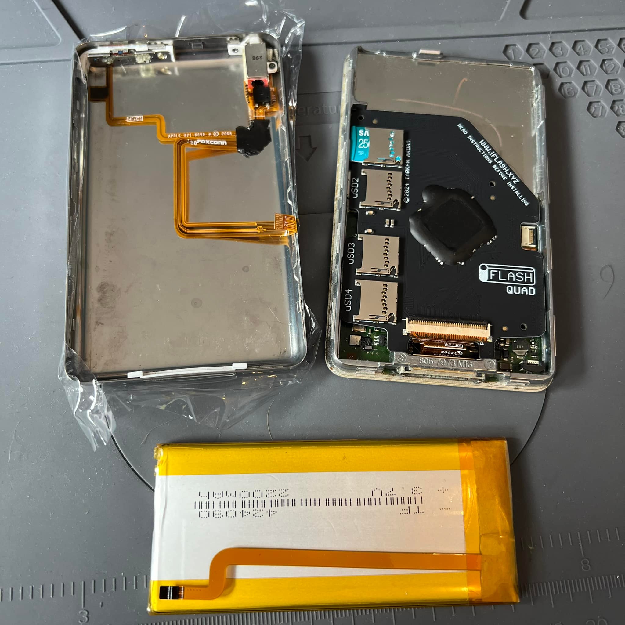 Upgraded 7th gen iPod Classic with 256GB and new battery for a friend