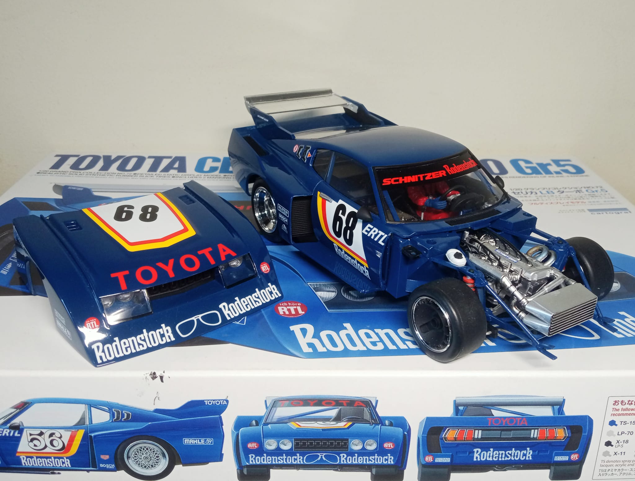 2024 Tamiya Toyota Celica LB Turbo model kit completed