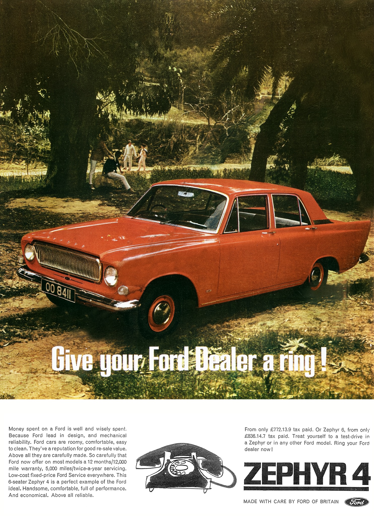 1963 Ford Zephyr 4 Ad. UK. 酸牛期 ተተተሚስሊብችዱሽ wad 00841