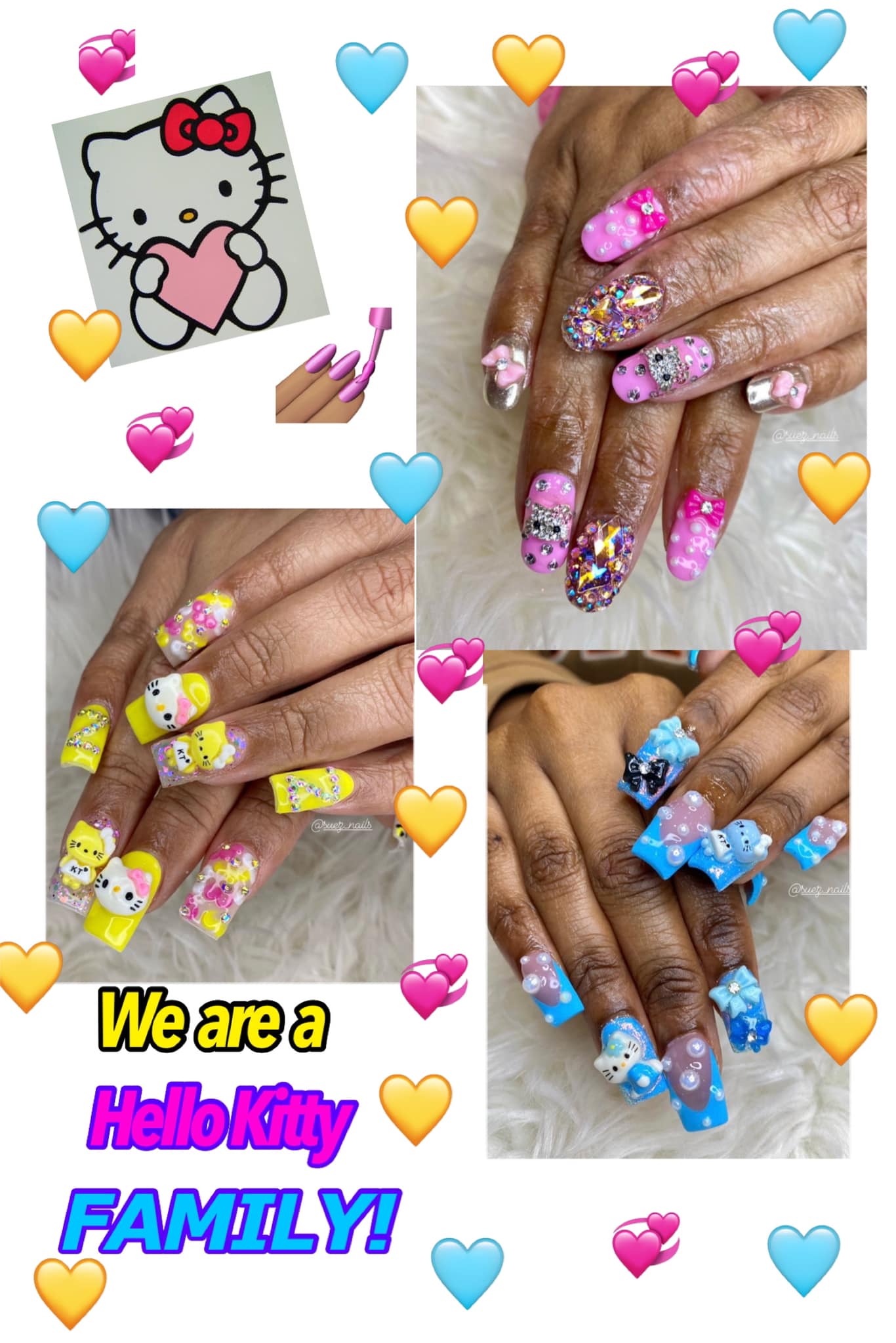 Polished to perfection 💅💖 The Apres Nails x Hello Kitty bright