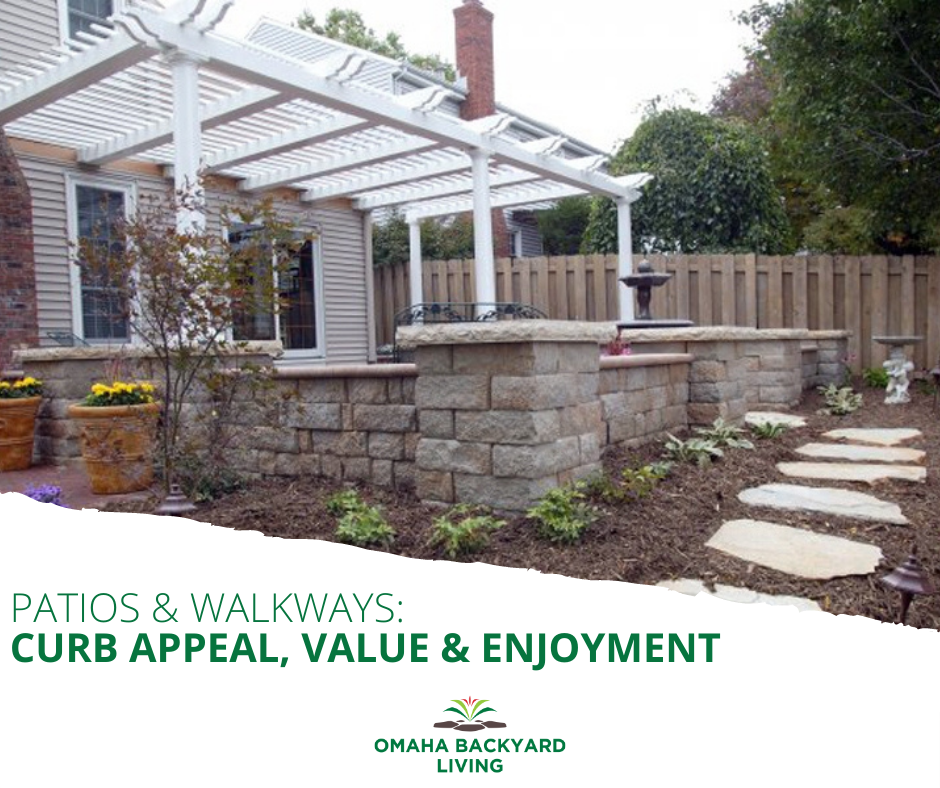 Patios and walkways are a great... - Omaha Backyard Living | Facebook