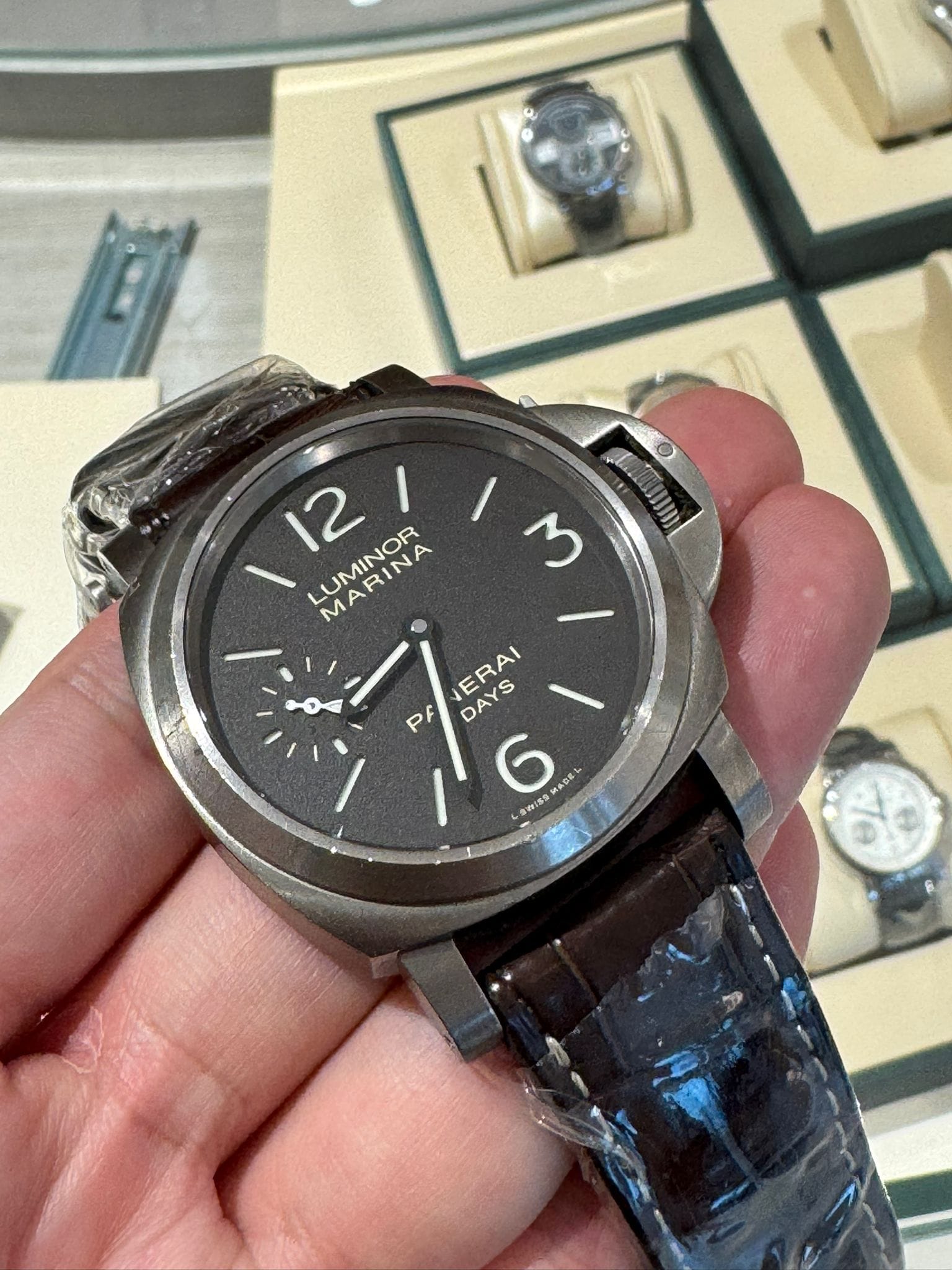 Aiguilles De Montre Panerai Pour Luminor - Pièces Neuves D'origine (NOS) - Fabriqué En Suisse
