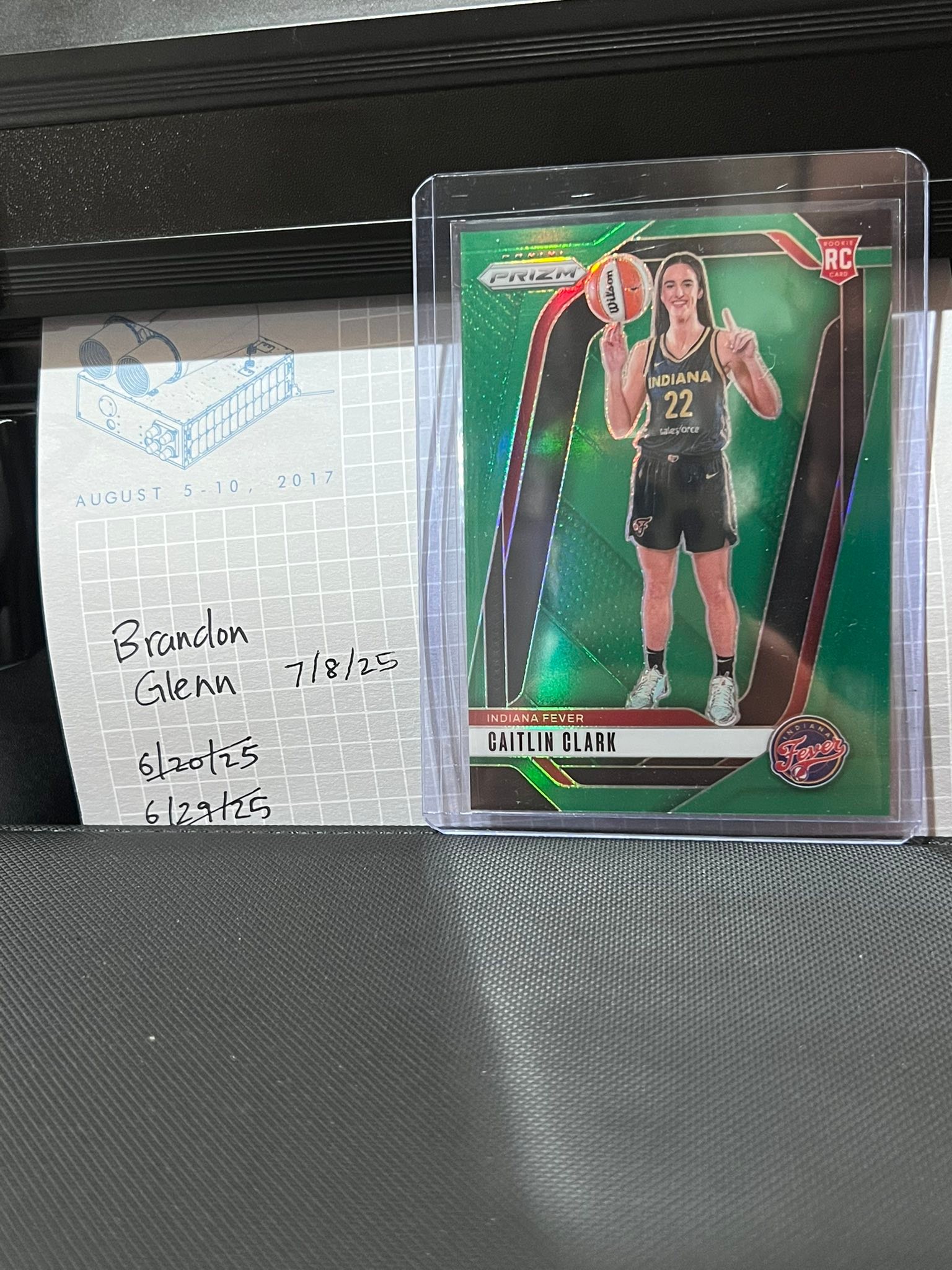 Which Caitlin Clark Prizm card is more desirable, the true rookie 