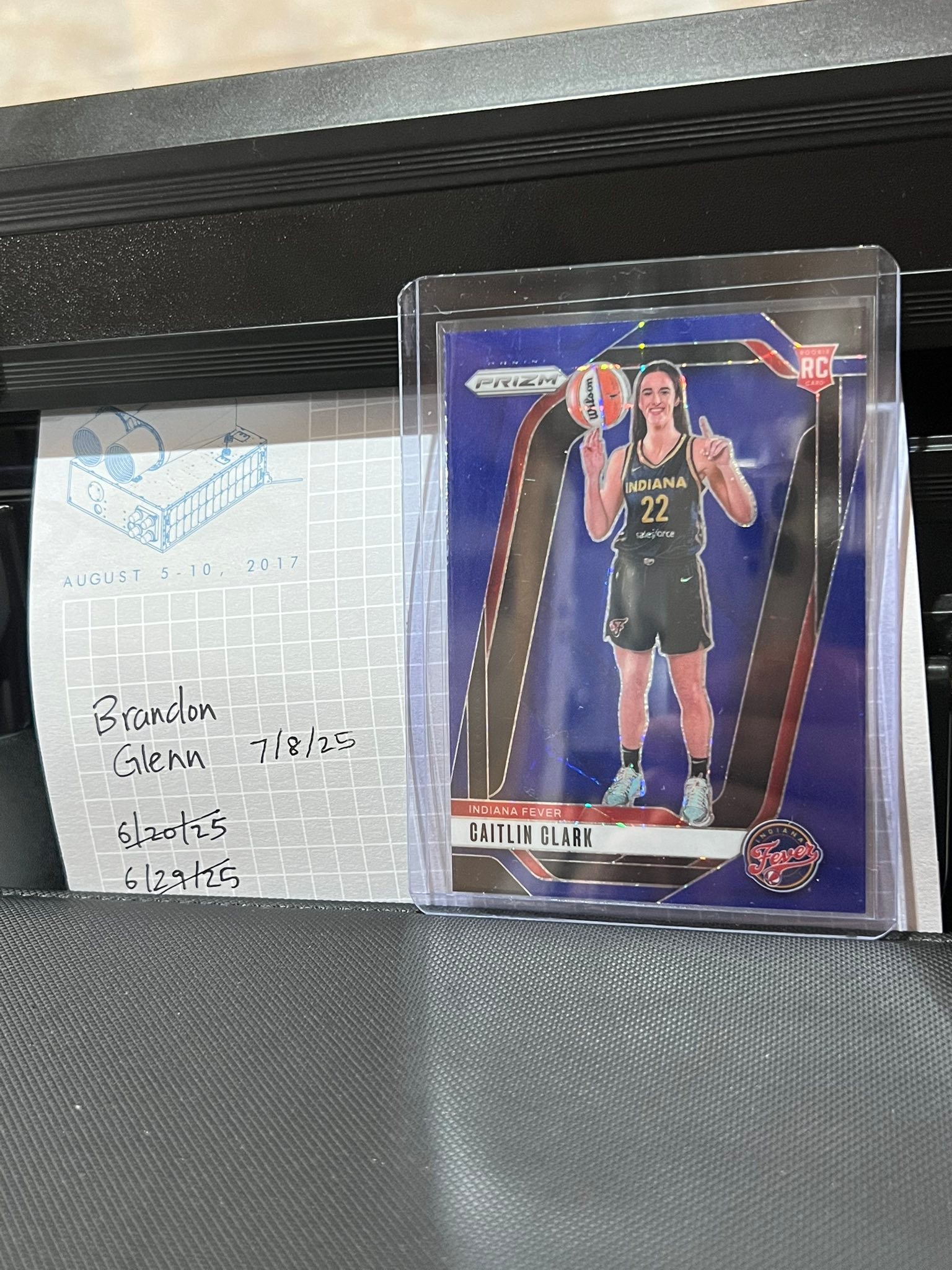 Which Caitlin Clark Prizm card is more desirable, the true rookie 