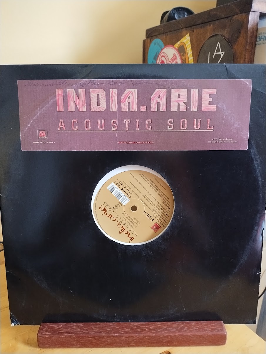 India Arie's Acoustic Soul on orange dreamsicle vinyl