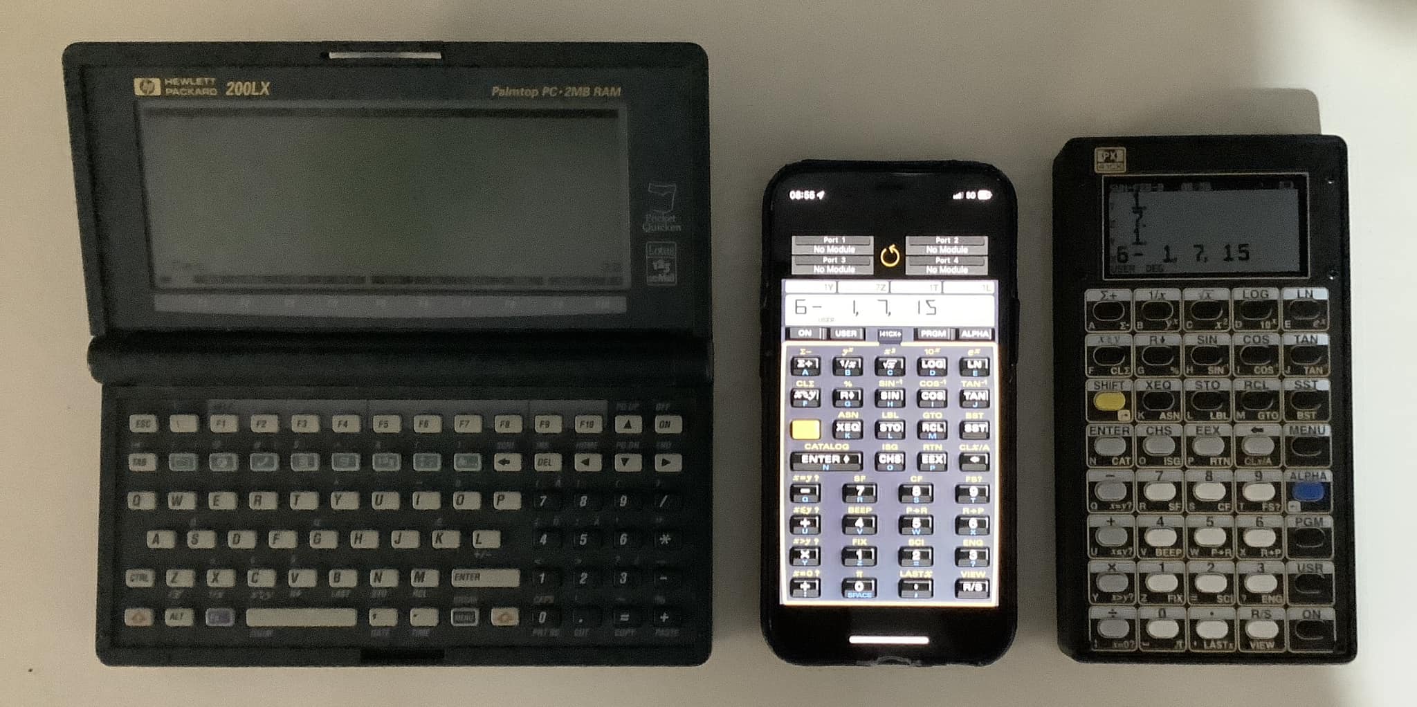 So, considered a Calculator? It is handheld. HP 200LX Palmtop.