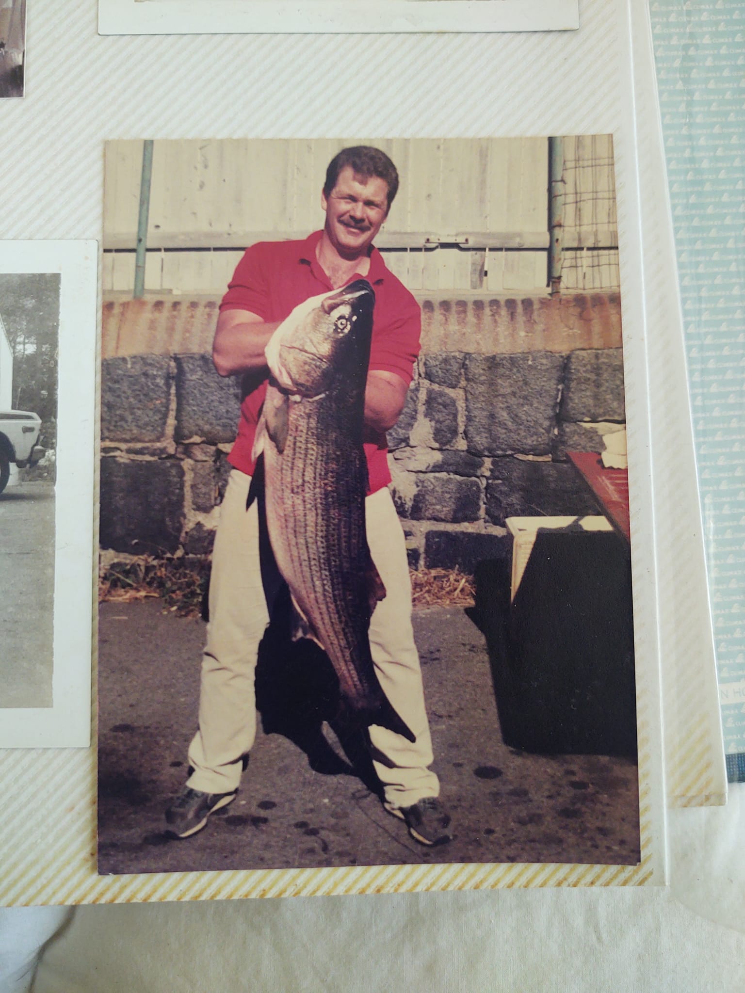 Father taught me to striper fish as a young boy in the early 60