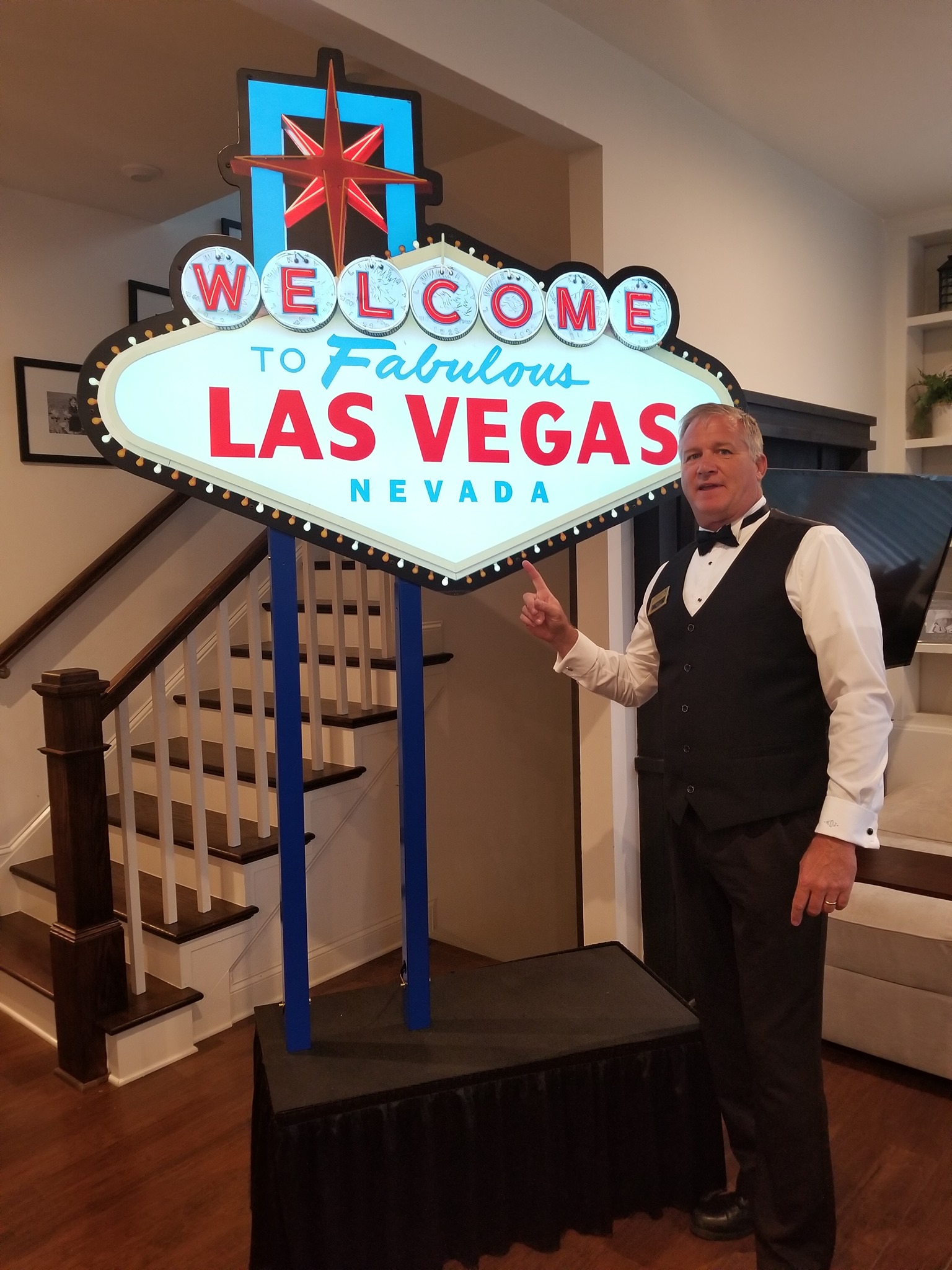 Welcome to Sultry Sin City Las Vegas Light-Up Sign. 13 inches high