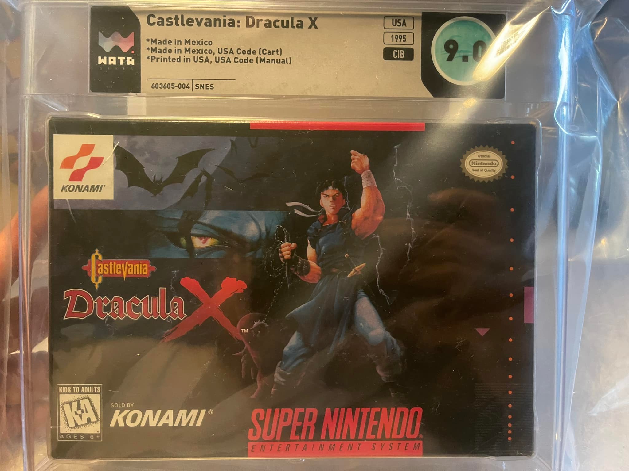 Retro video game grades from Wata