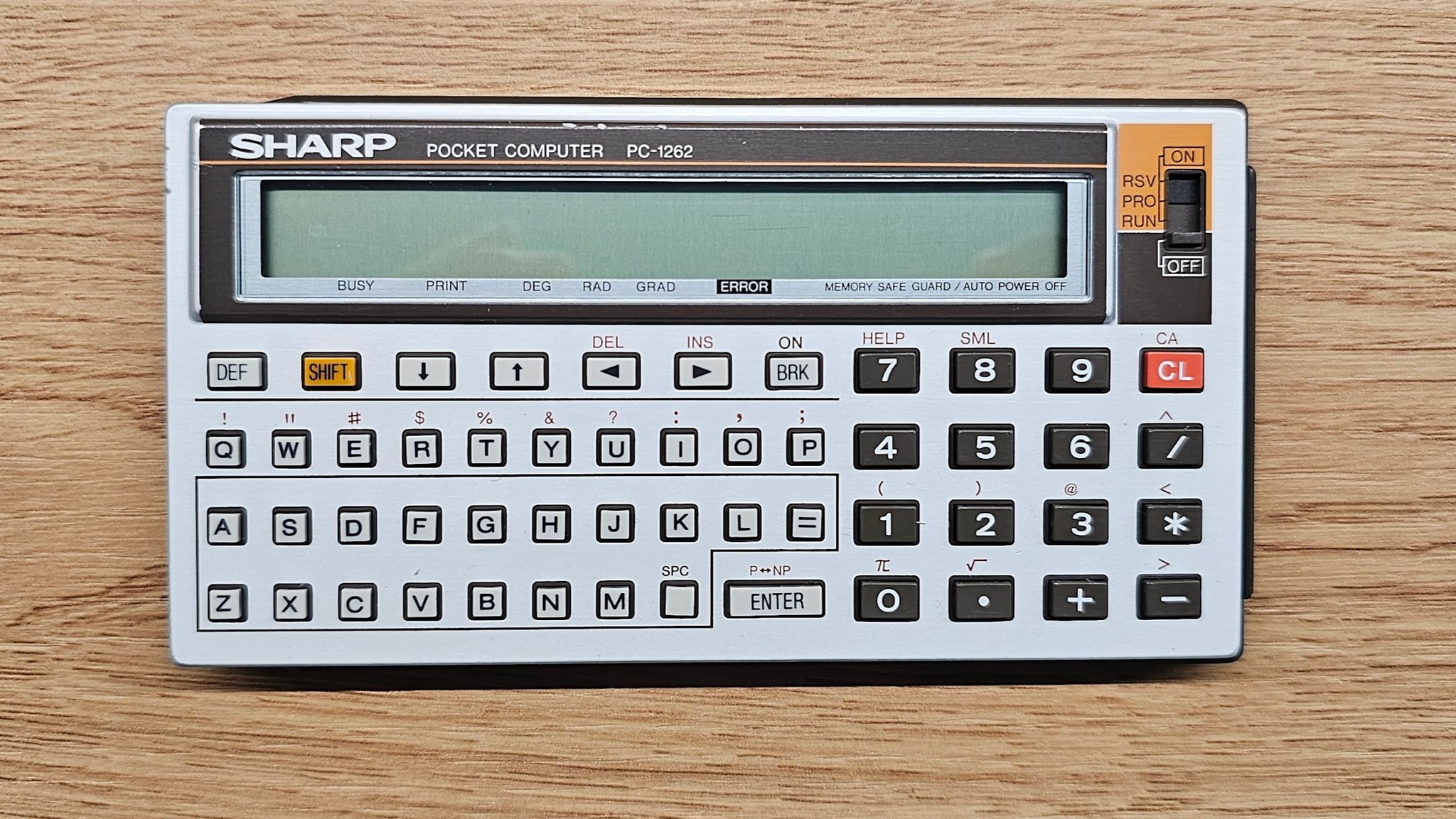 Unboxing Sharp PC-1262 pocket computer