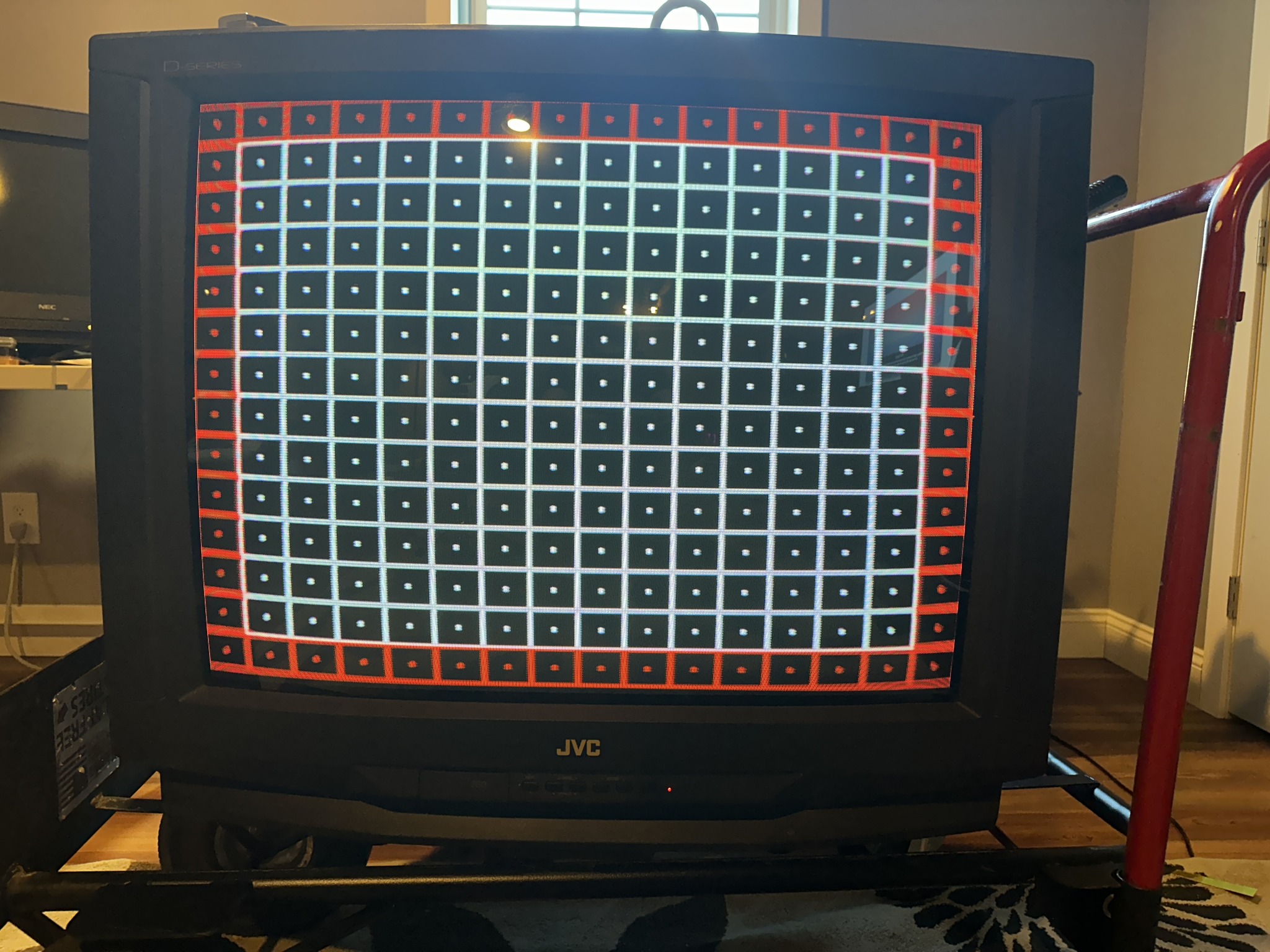 Set up my Beautiful JVC Av-36020 at my new place!