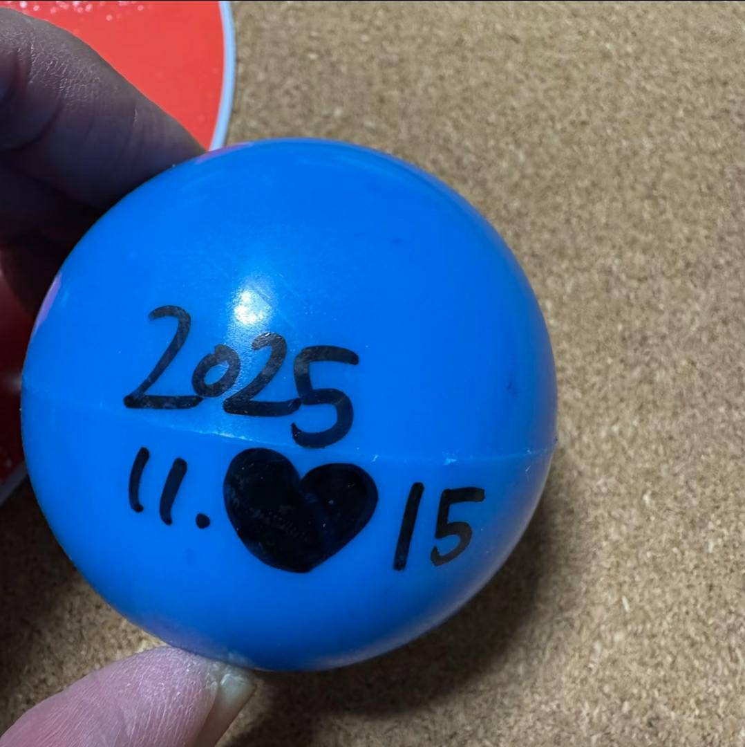 Lucky Monstiez got the signed ball from Ruka at Chiba concert