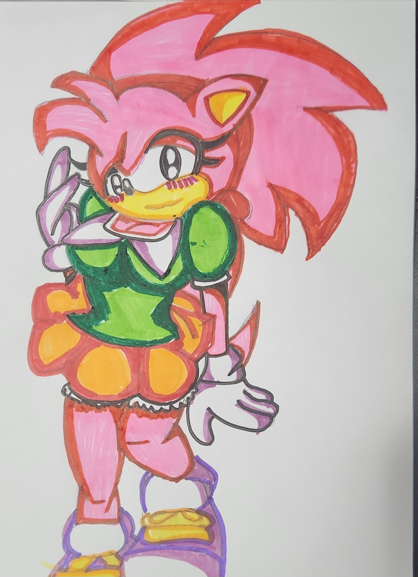A form I created for adult Amy based on her original Japanese lore