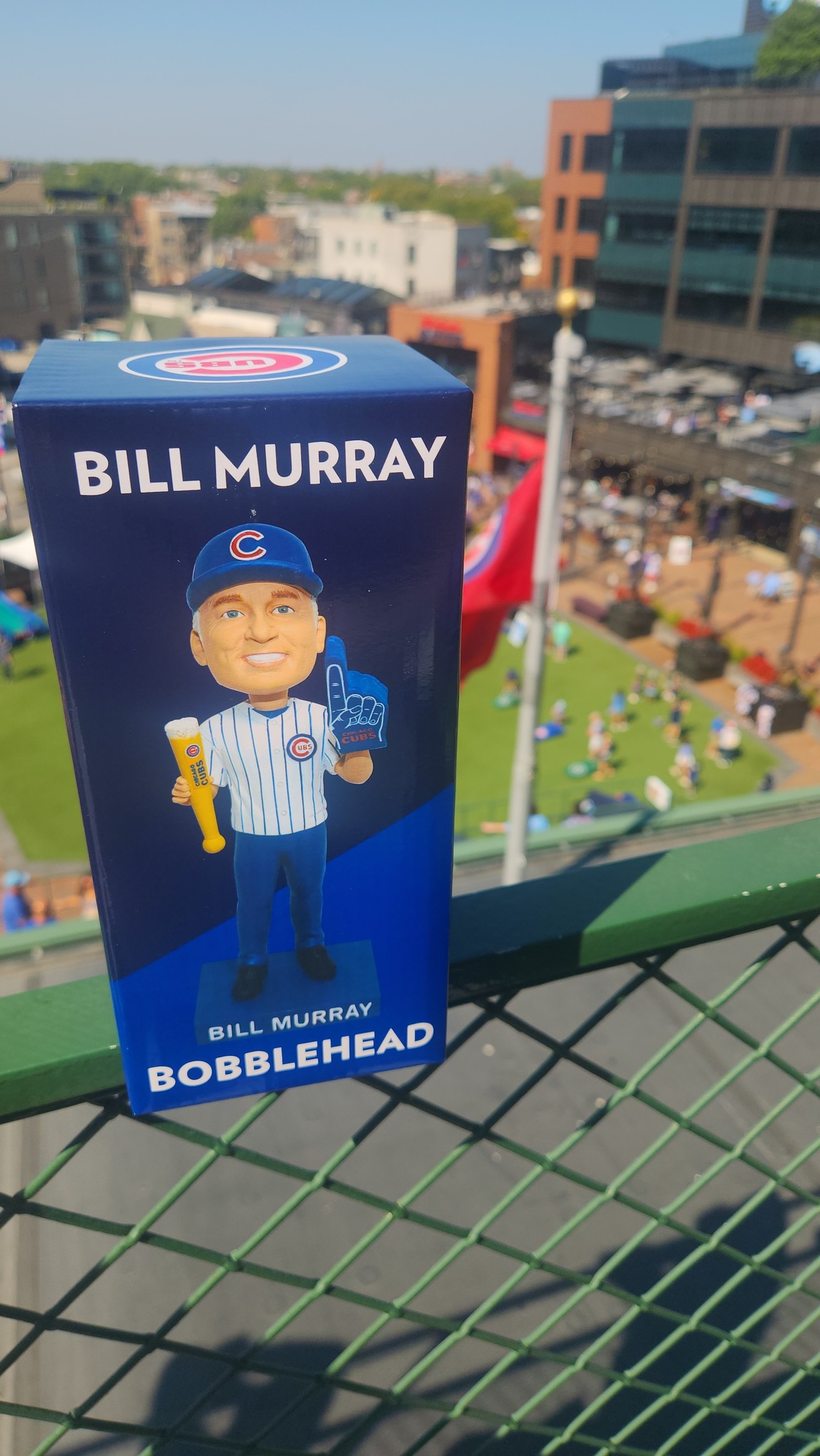 Today is Bill Murray bobblehead day at Wrigley Field 🤩