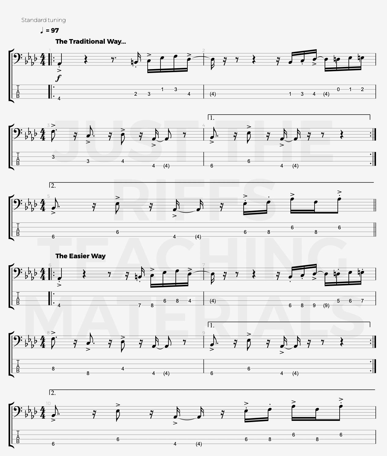 Simplifying the Jackson 5 bass line