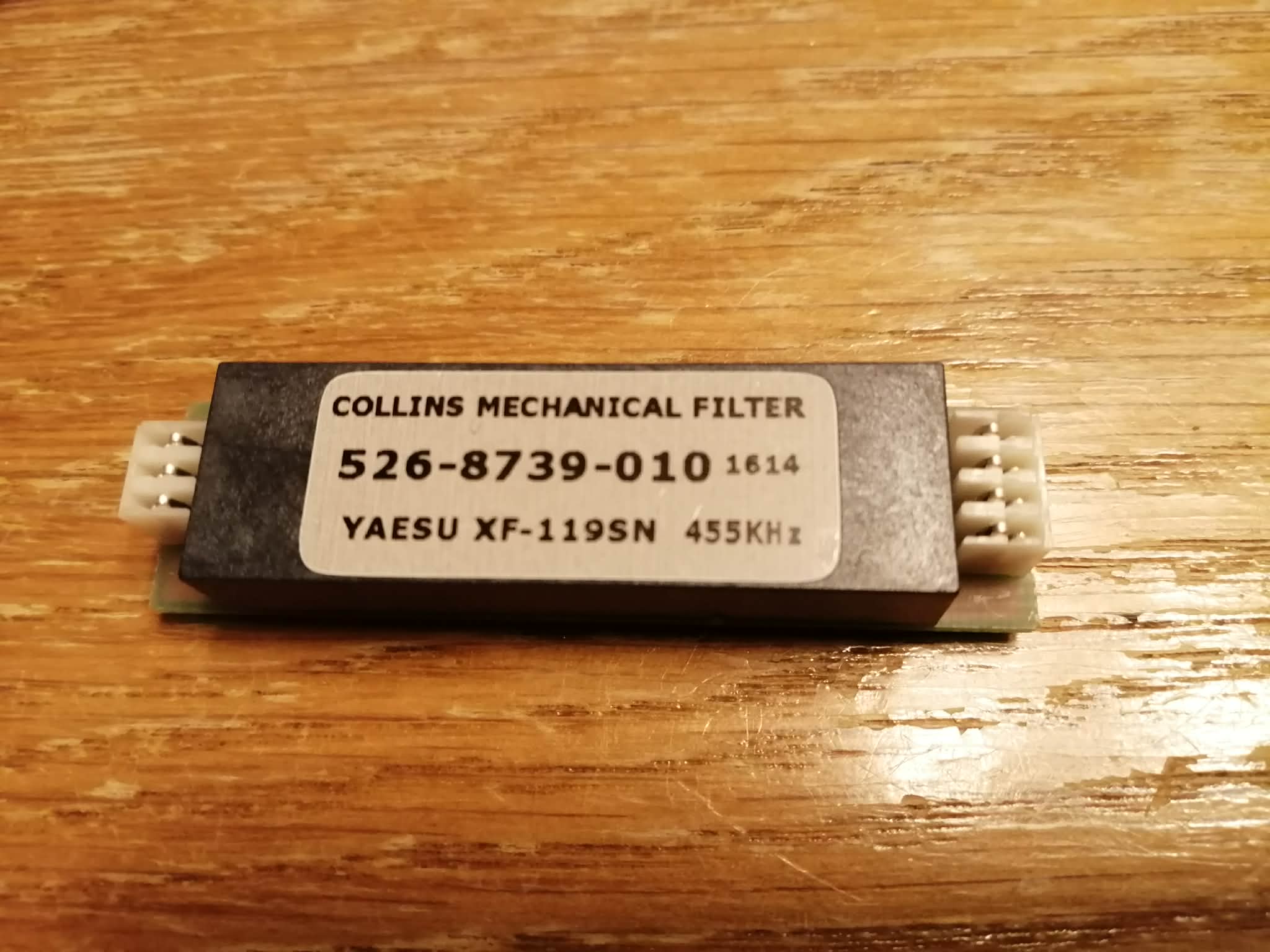 Mechanical intermediate frequency filter for ham radio