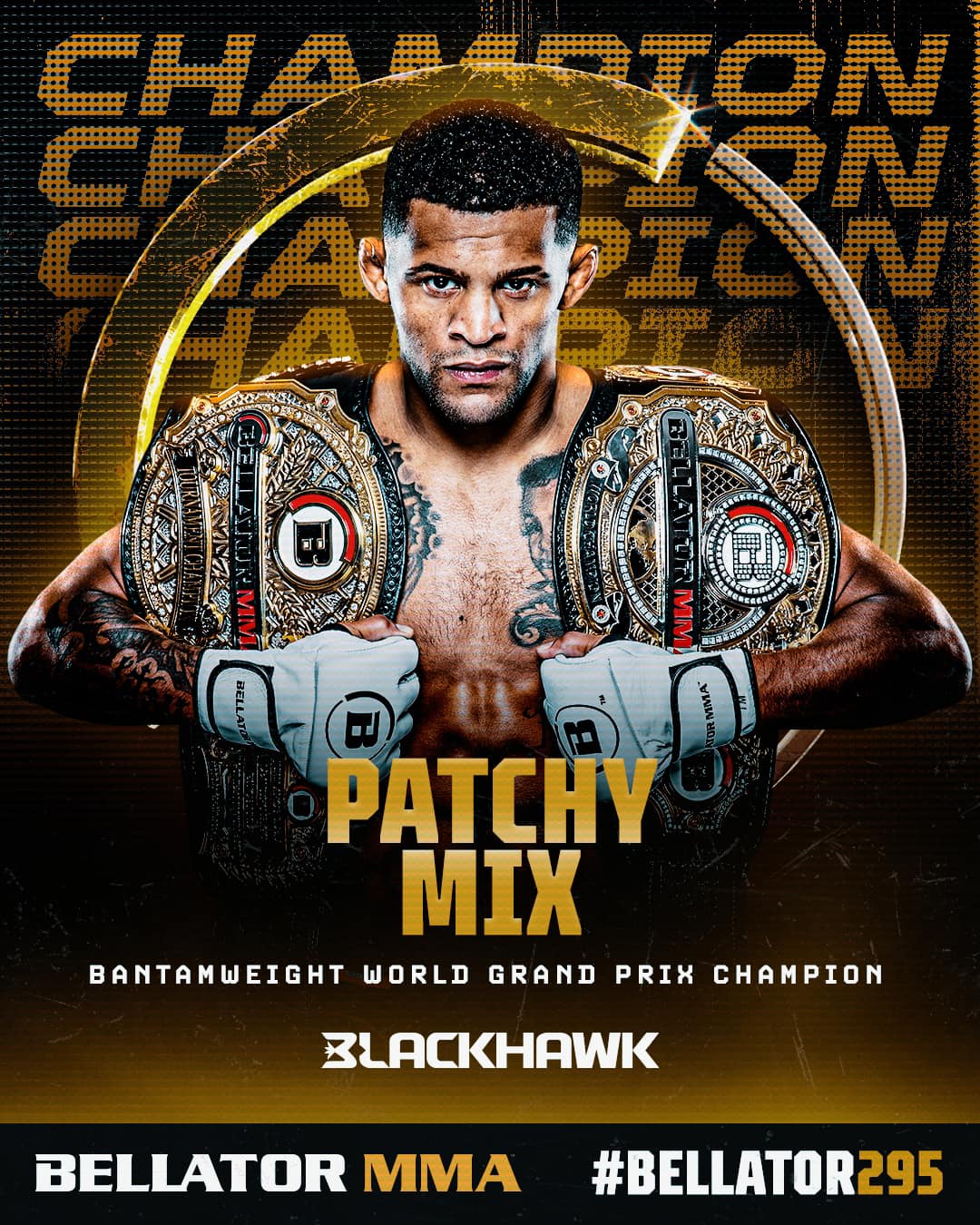 It just took one big shot from Patchy Mix! #MMA #Bellator #KO