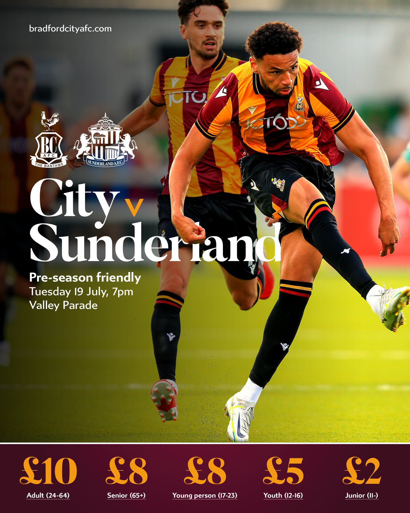 Bradford City AFC - 🏠 | Back in action at VP next Tuesday - with ...