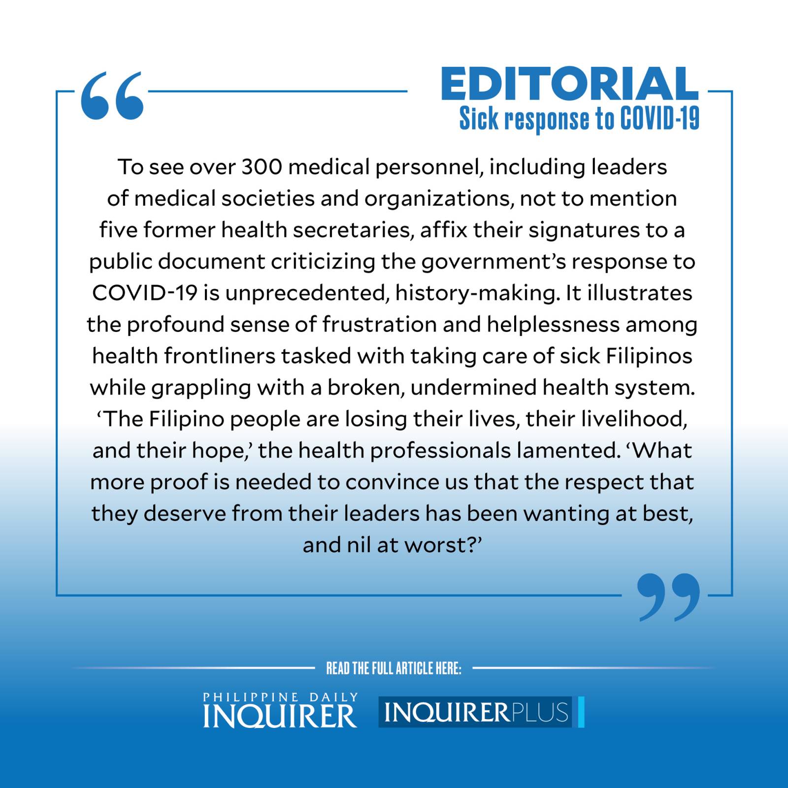 INQUIRER.net - Today's Inquirer Editorial (October 16, 2021) READ ...