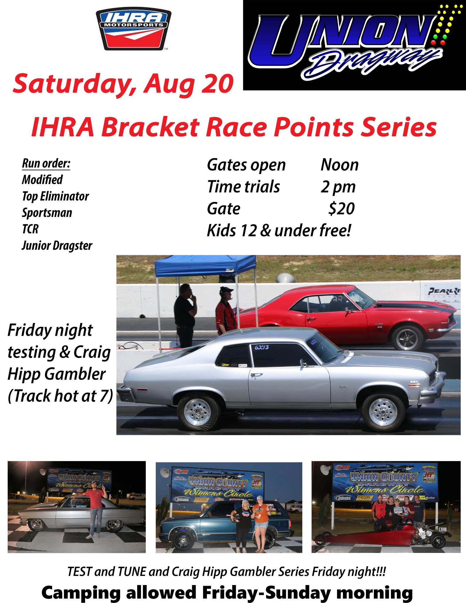 Union County Dragway added a new photo. - Union County Dragway