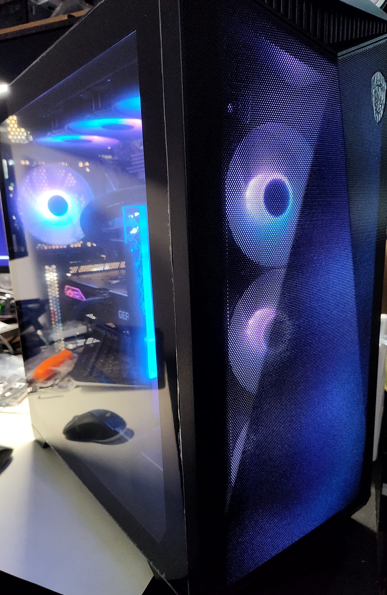 CPU i5 14600k + マザボMSI B760M + ケースなど