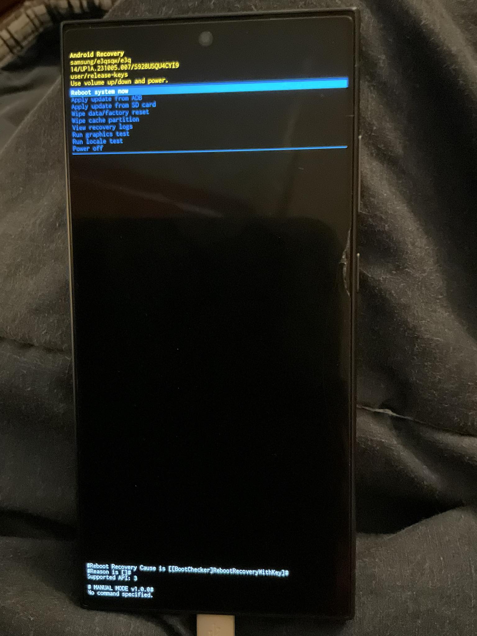 Anyone experience this before, it's my cell, it won't turn on