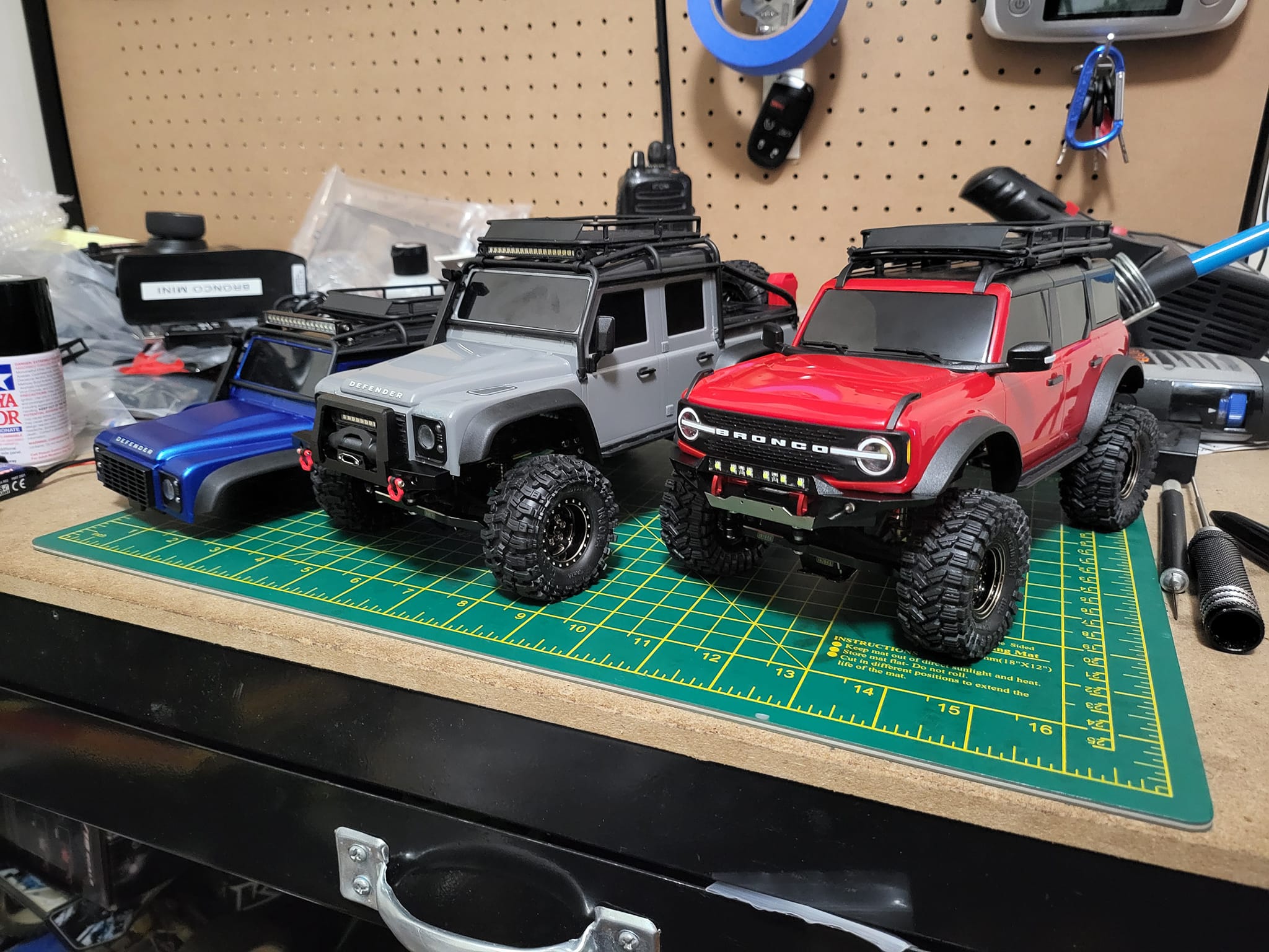 Kit Sollevamento +1/4 Per Traxxas TRX4M 1/18 - Aggiornamento Bronco Defender, FLYXM