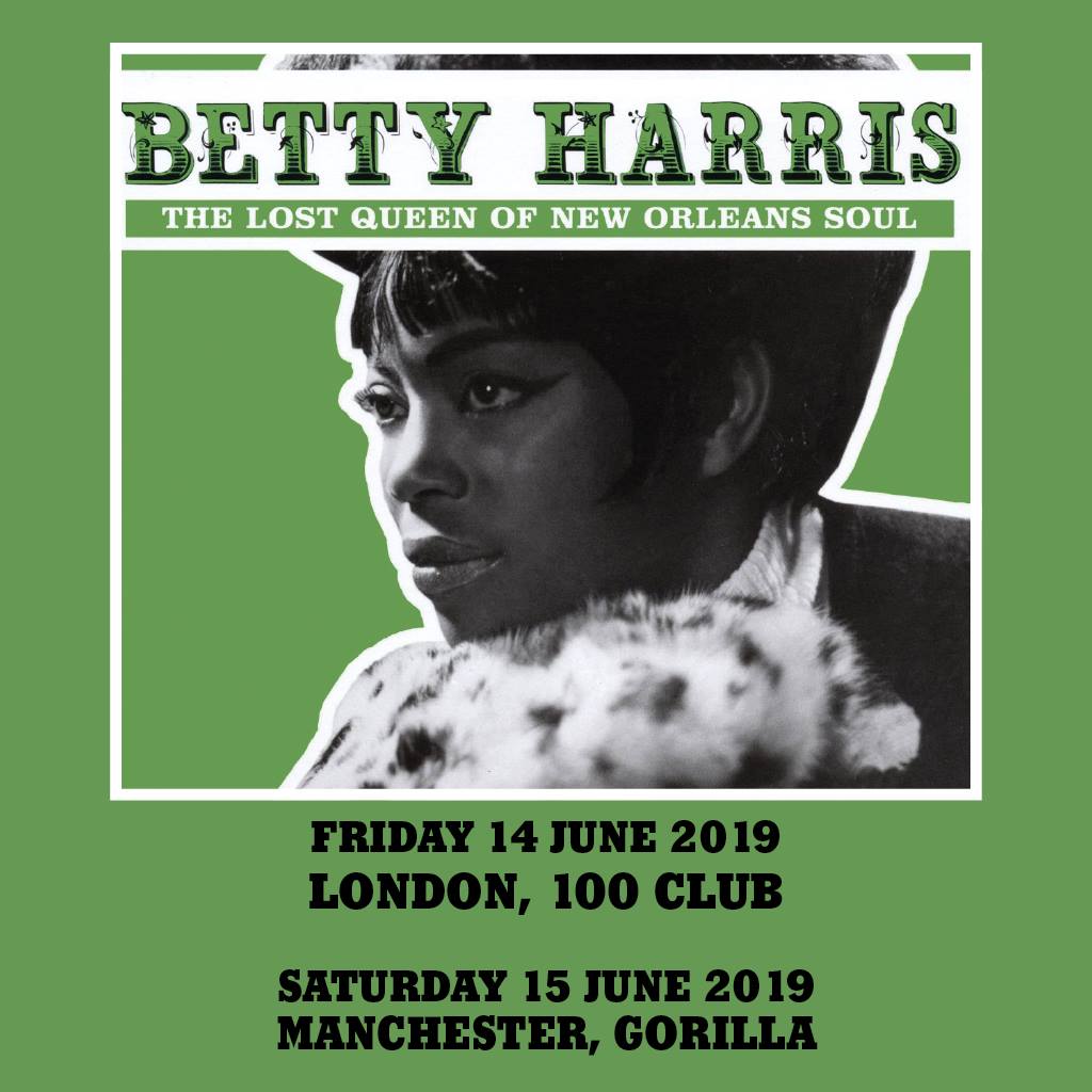Betty Harris was a huge soul star in the '60s, sharing bills with