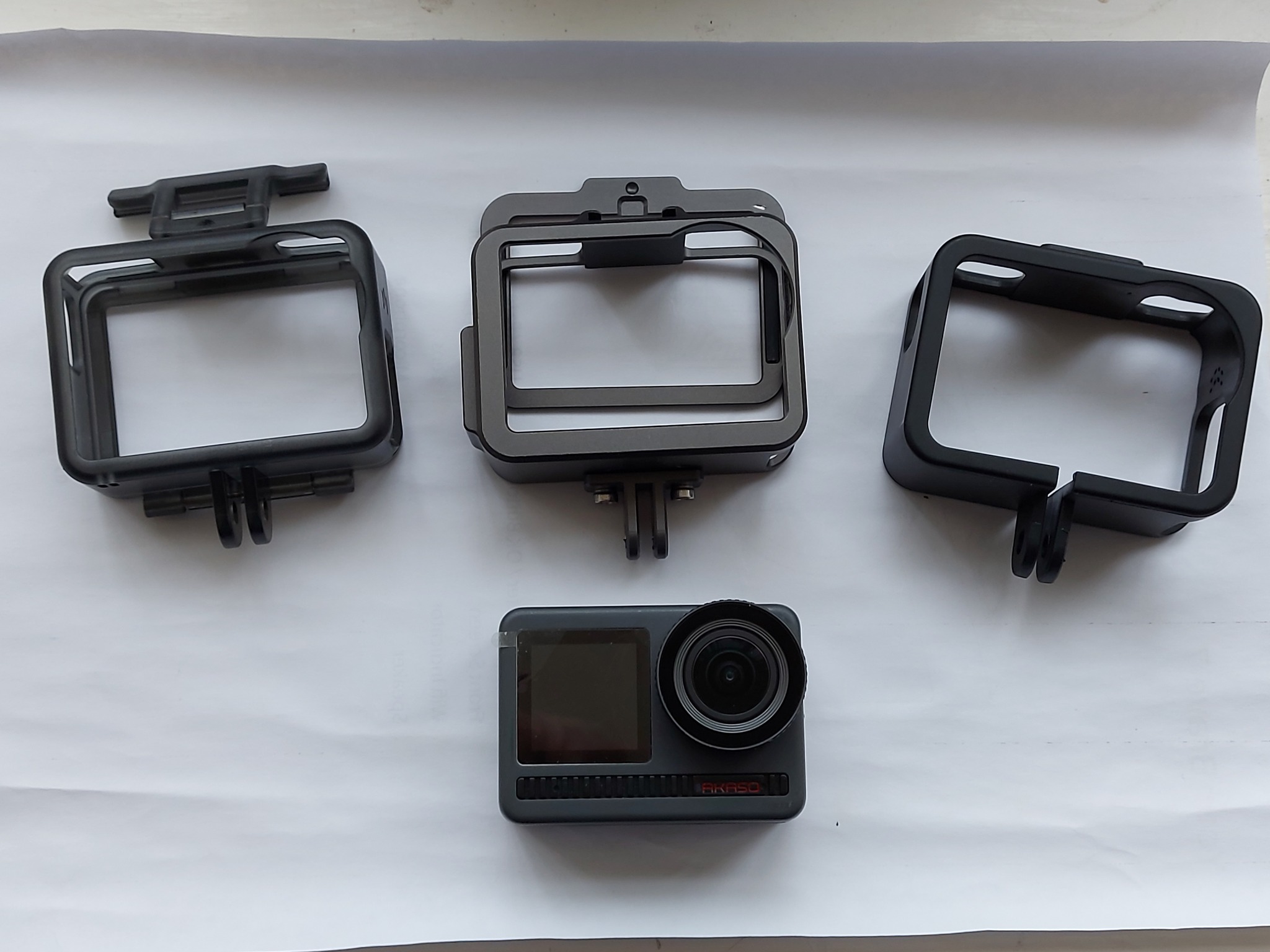 AKASO Boîte De Montage Cadre Métallique Pour Caméra Sport Brave 8 / Brave 8 Lite - Protection Robuste