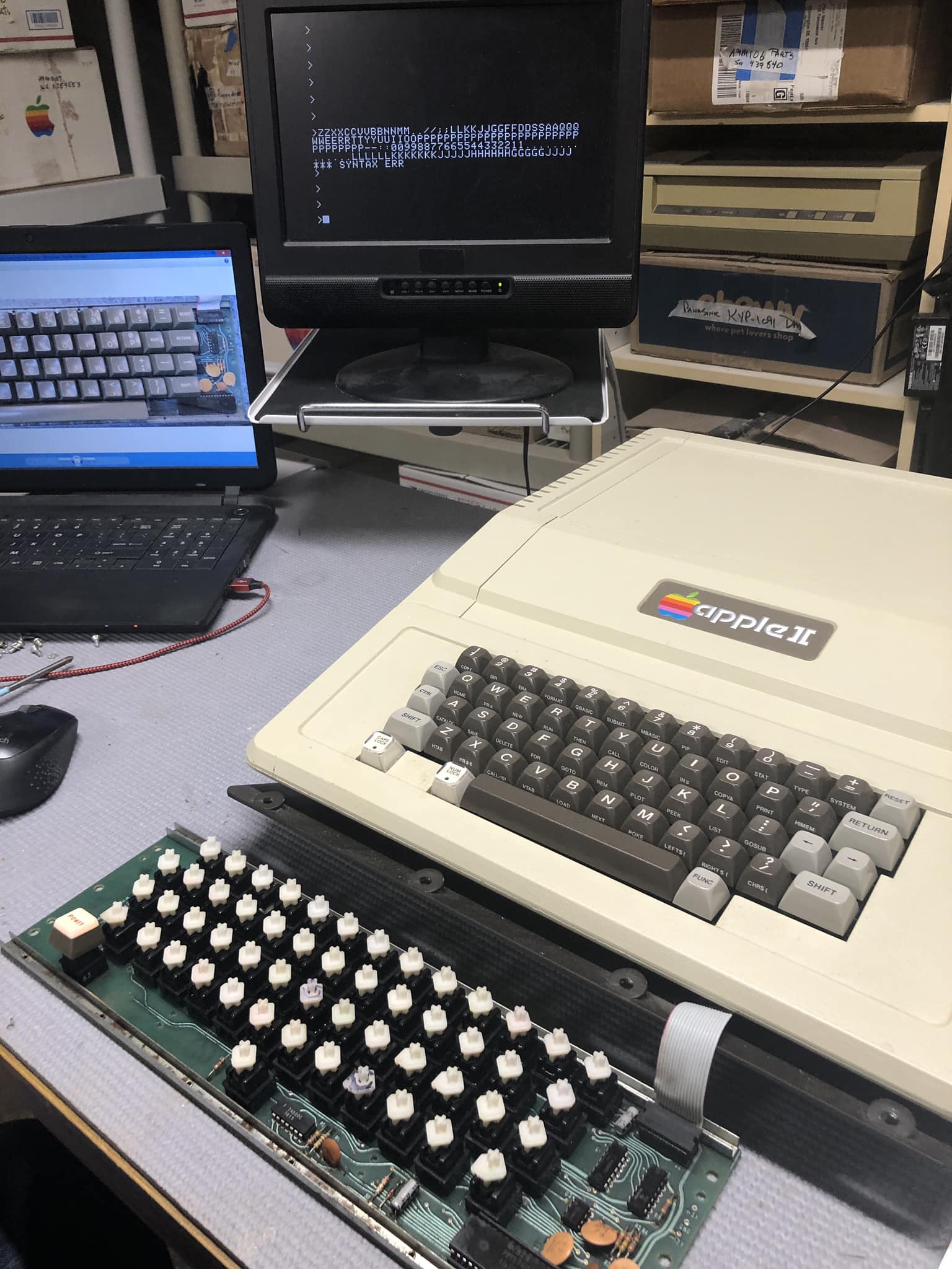 Key switches for rev 1 keyboard with screws