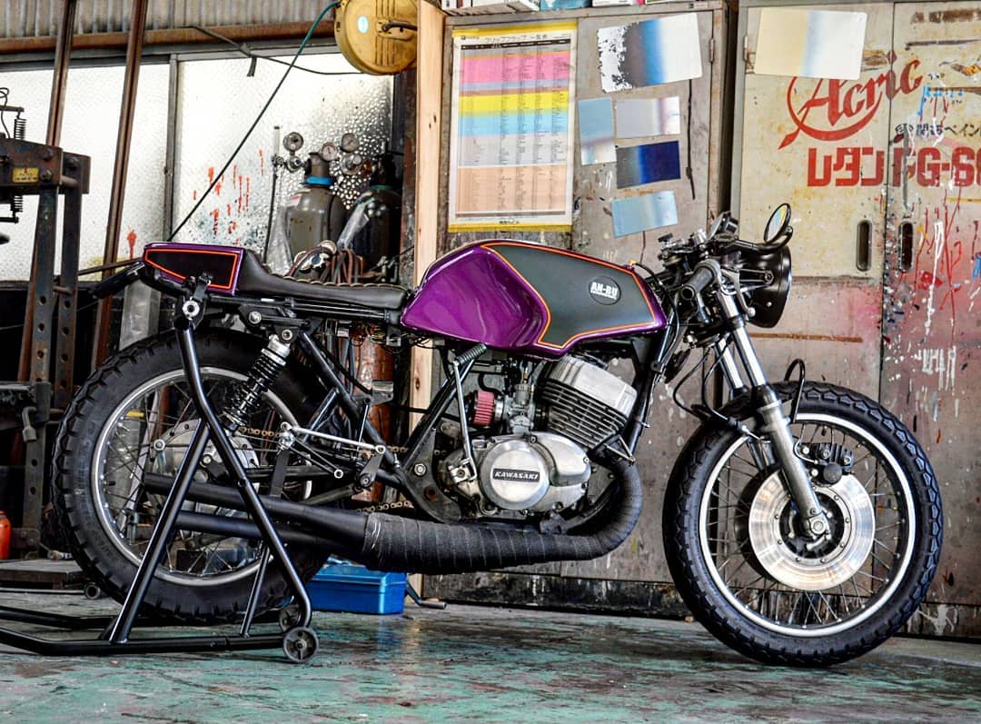 Super hot KAWASAKI 750SS by my buddy Koichi - AN-BUcustommotors