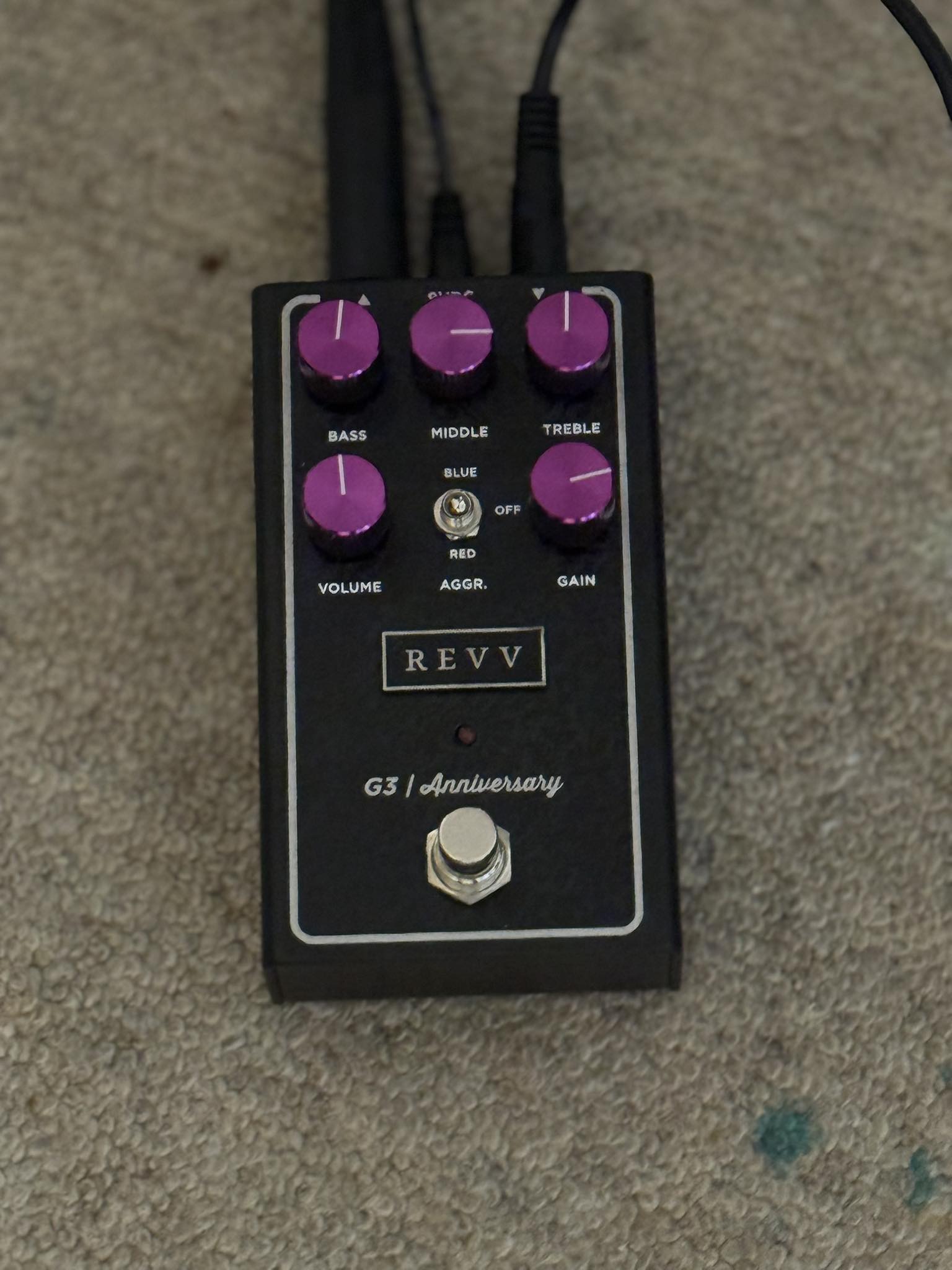 REVV G3 Anniversary pedal for church music