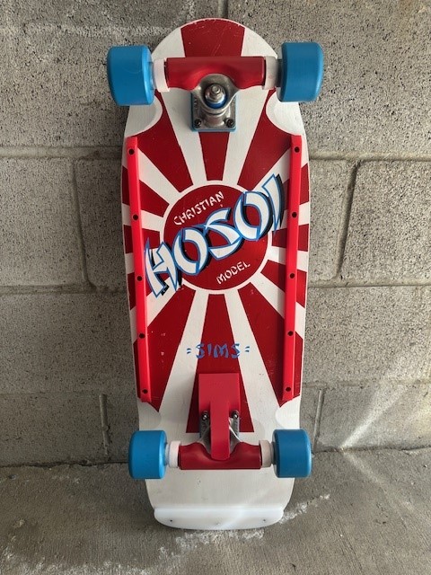 Restoring vintage skateboard with tracker trucks