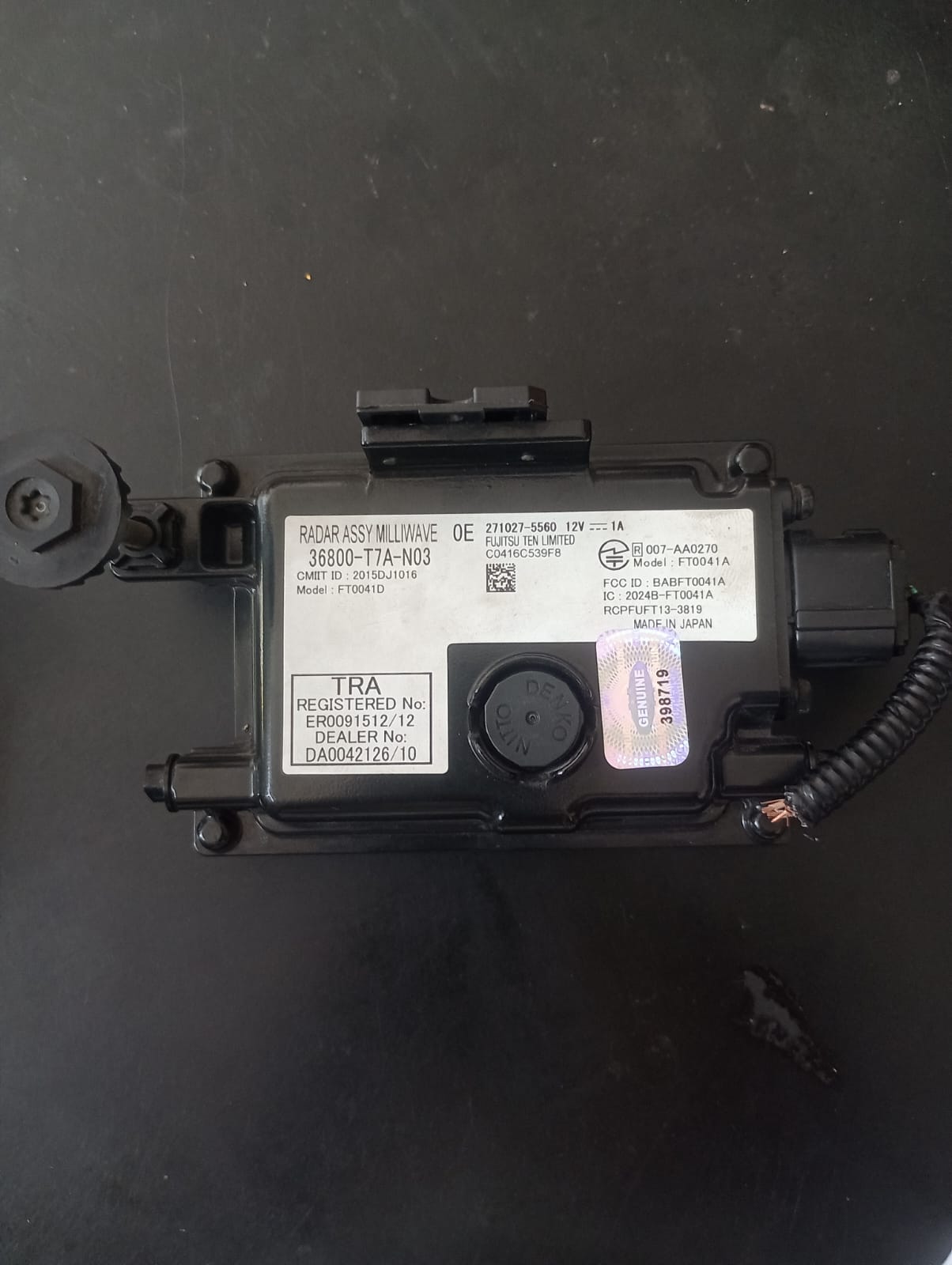Honda Vezel radar sensor and power steering computer for sale