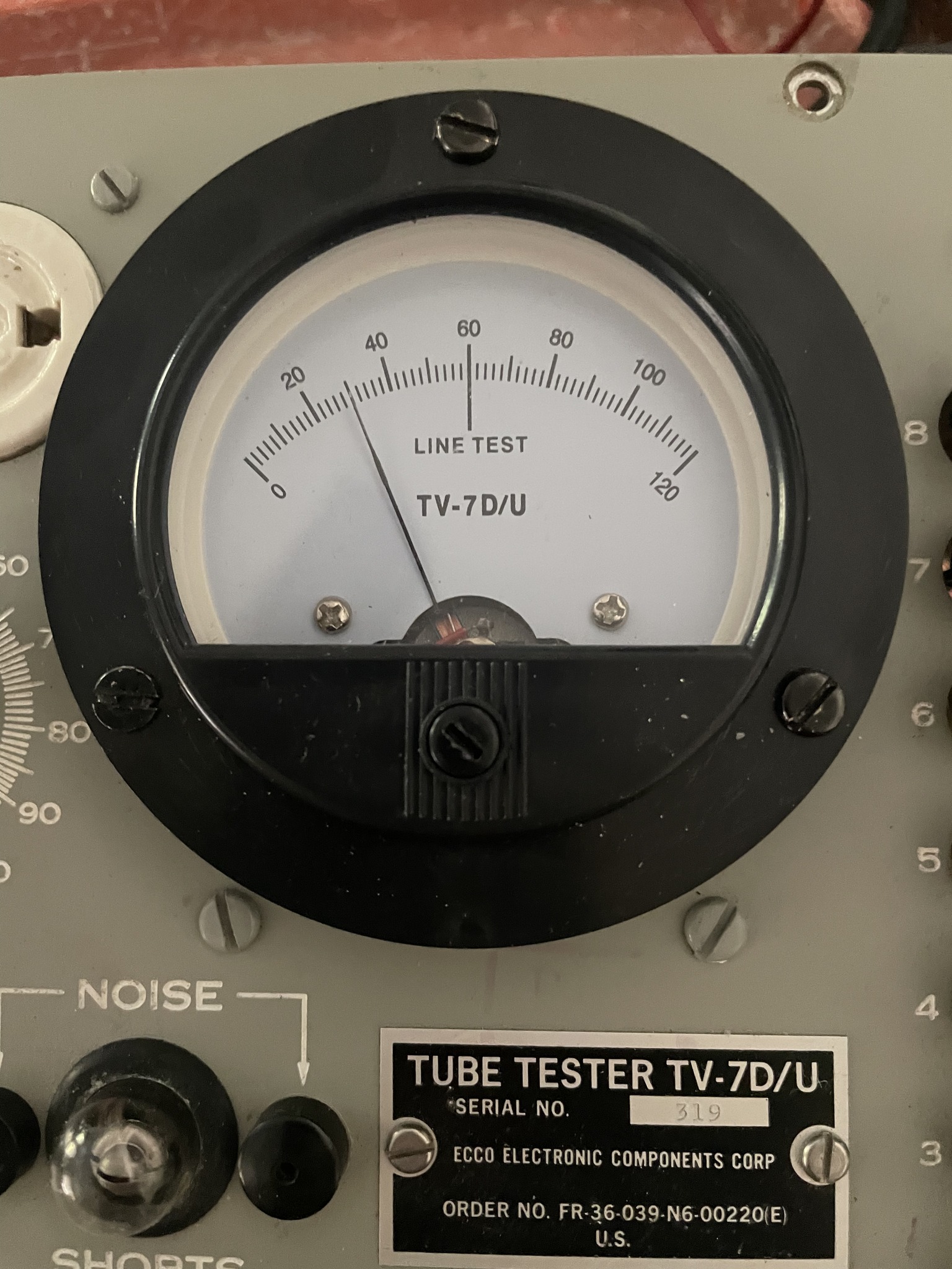 Restoration and calibration of a vintage TV-7D/U tube tester