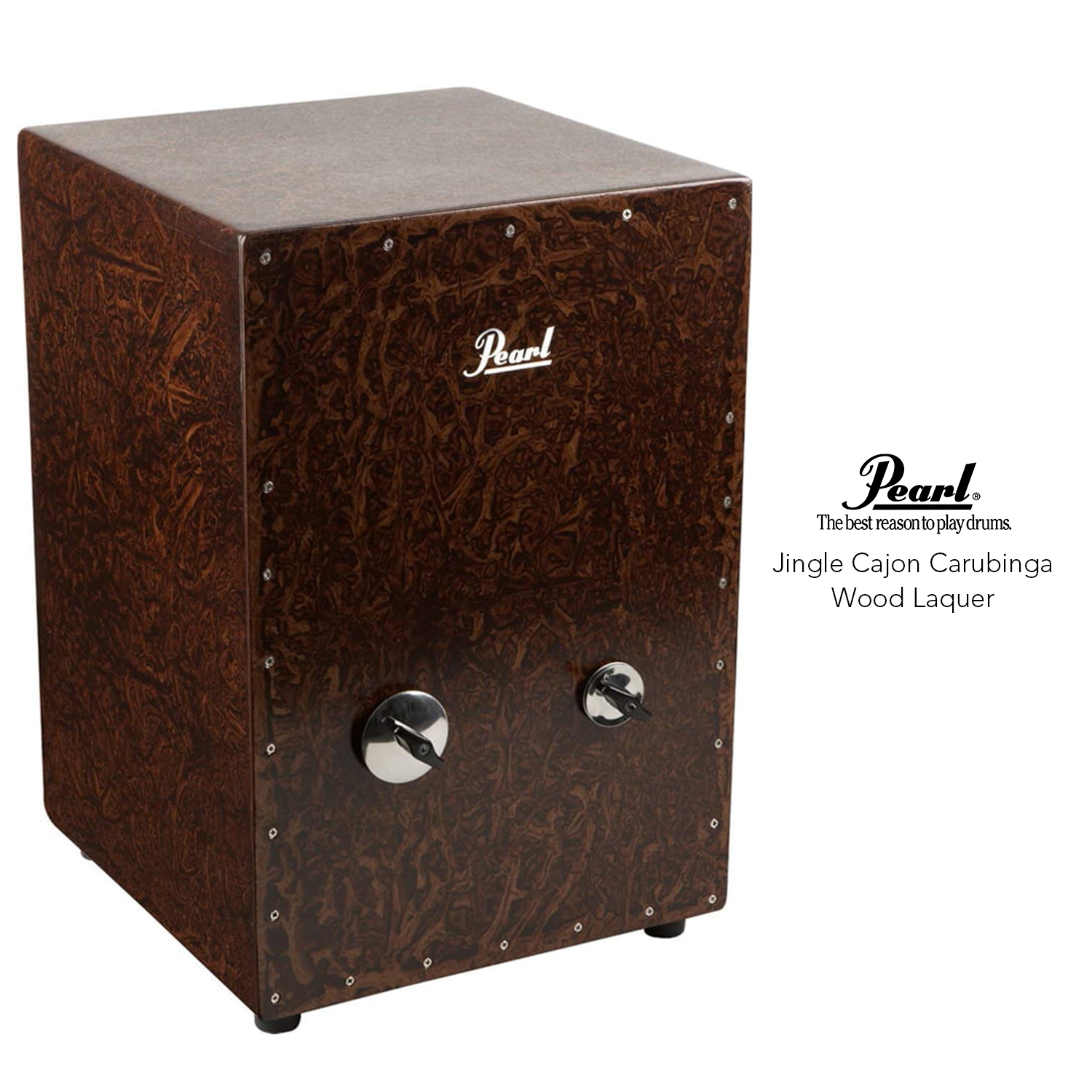 The Pearl Jingle Cajon (PCJ-629) features 2 sets of adjustable