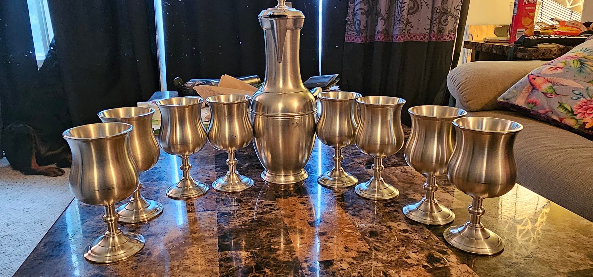 What is the purpose of a Selangor pewter item with 97% marking?