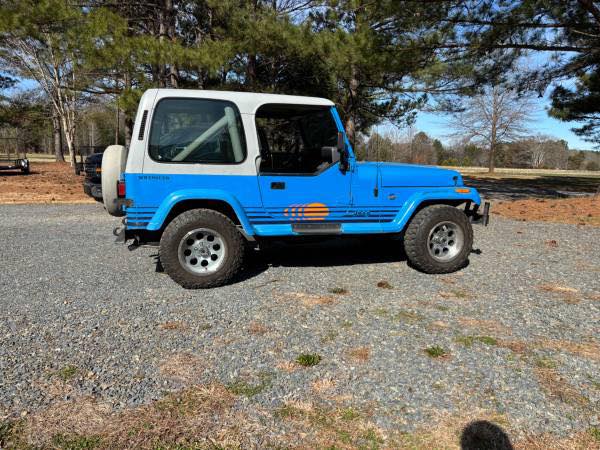 1988-1995 GRAY NEW FOR JEEP WRANGLER SOFT TOP + UPPER SKINS CLEAR WINDOWS