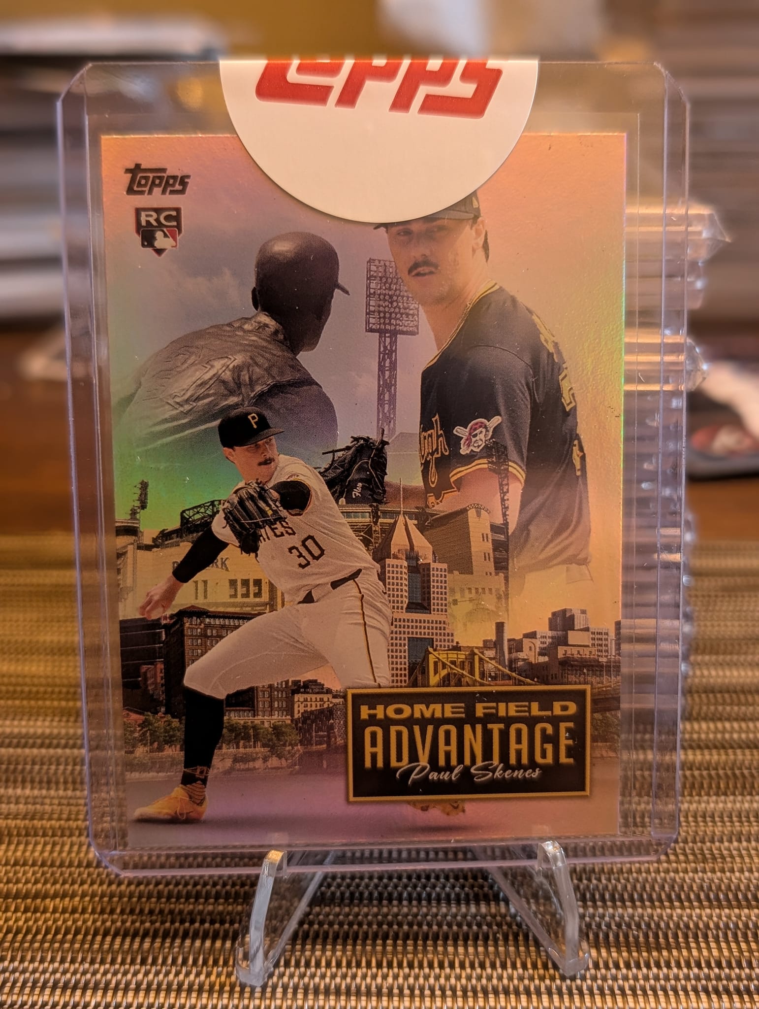 Topps replaces damaged Paul Skenes Home Field Advantage card