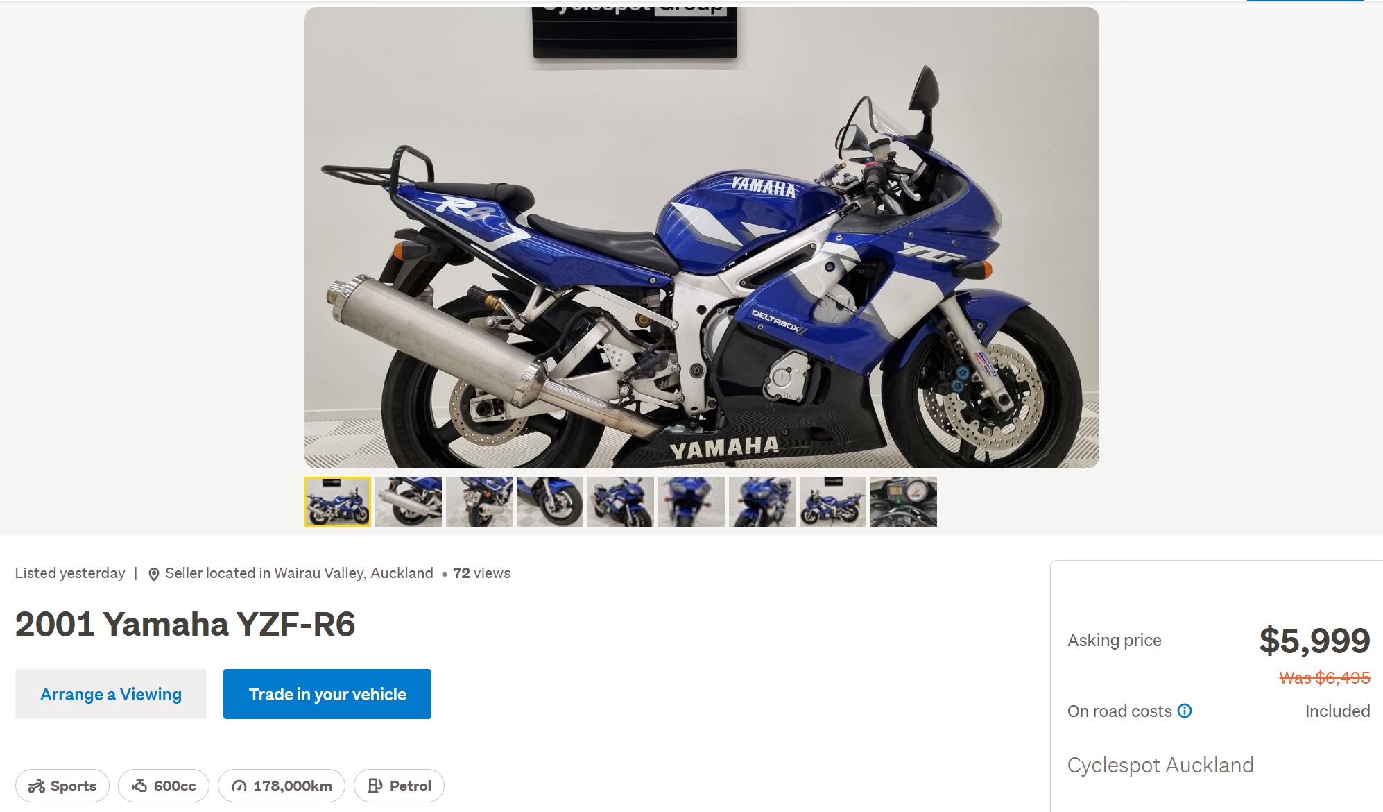 highest mileage bike for sale?