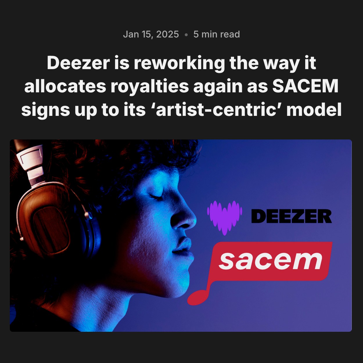 TechNewsUpdate: Deezer and Universal to Launch 