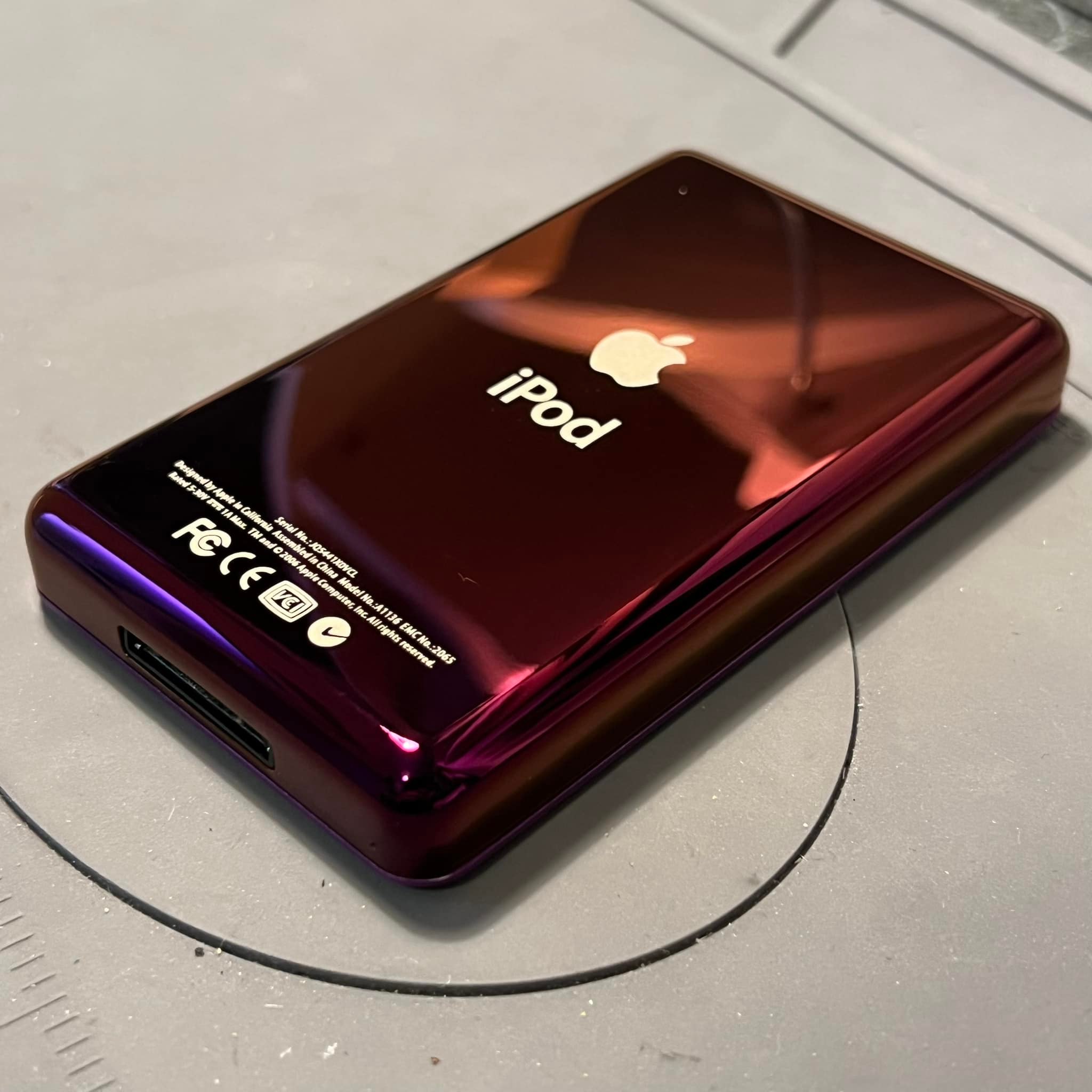 Ipod Classic 7th gen mod with iflash quad and 256gb micro SD