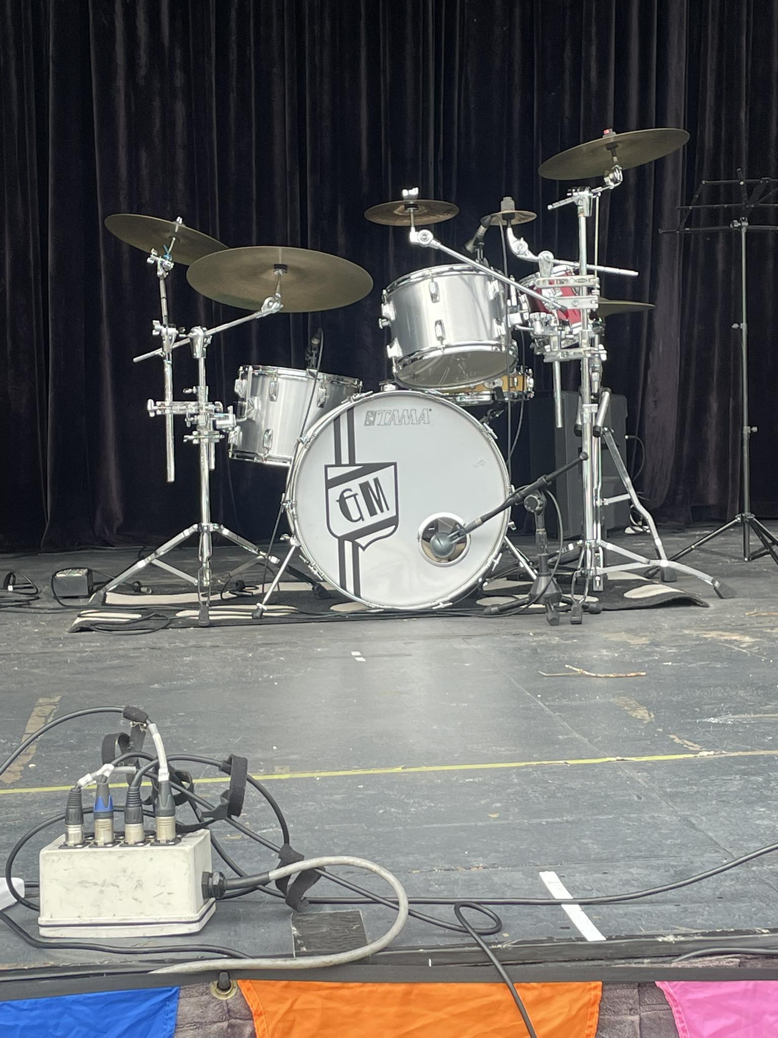 $75 Tama Imperialstar tom used. Such a cool funky color! 13x9