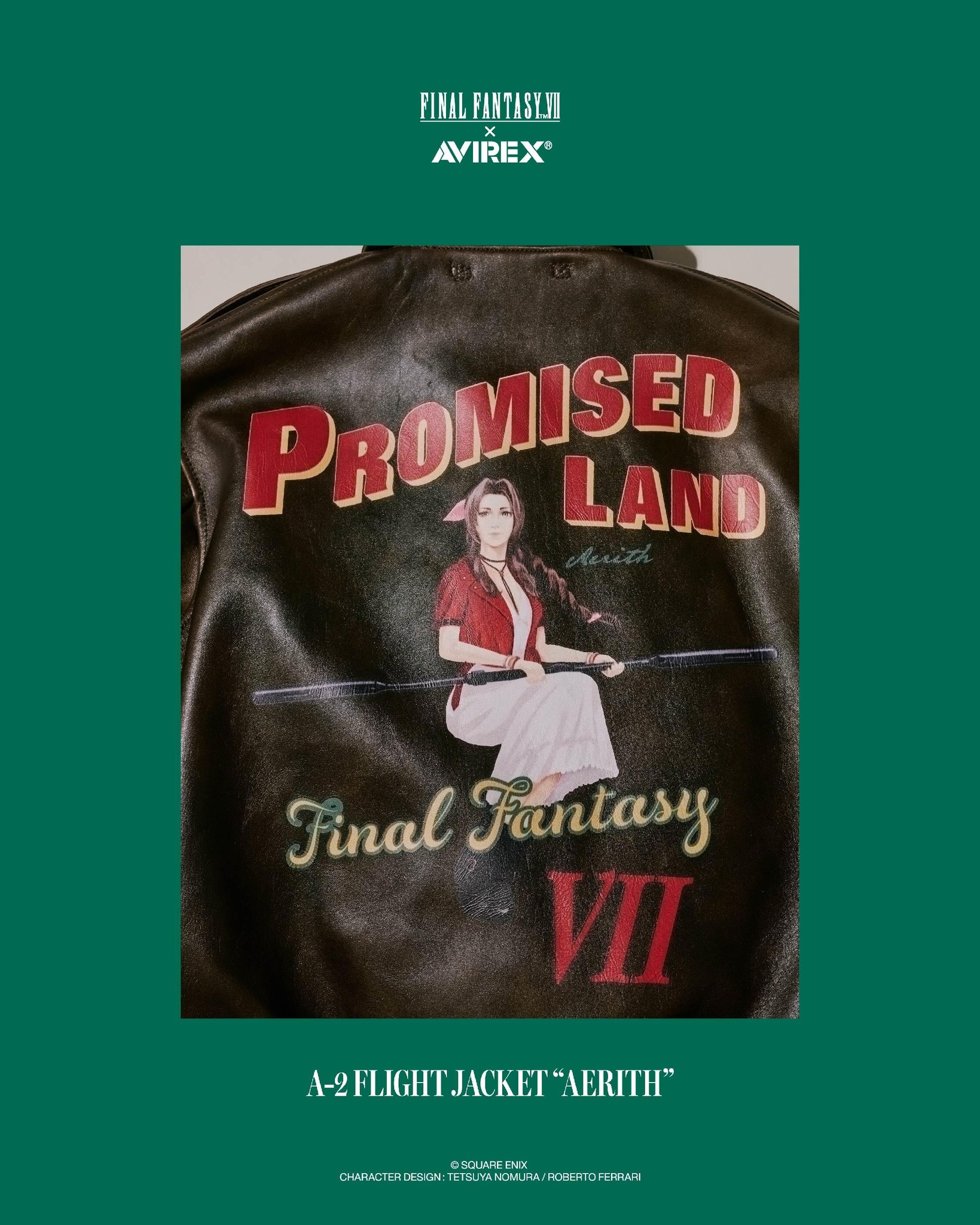 Avirex x Final Fantasy VII collab apparel