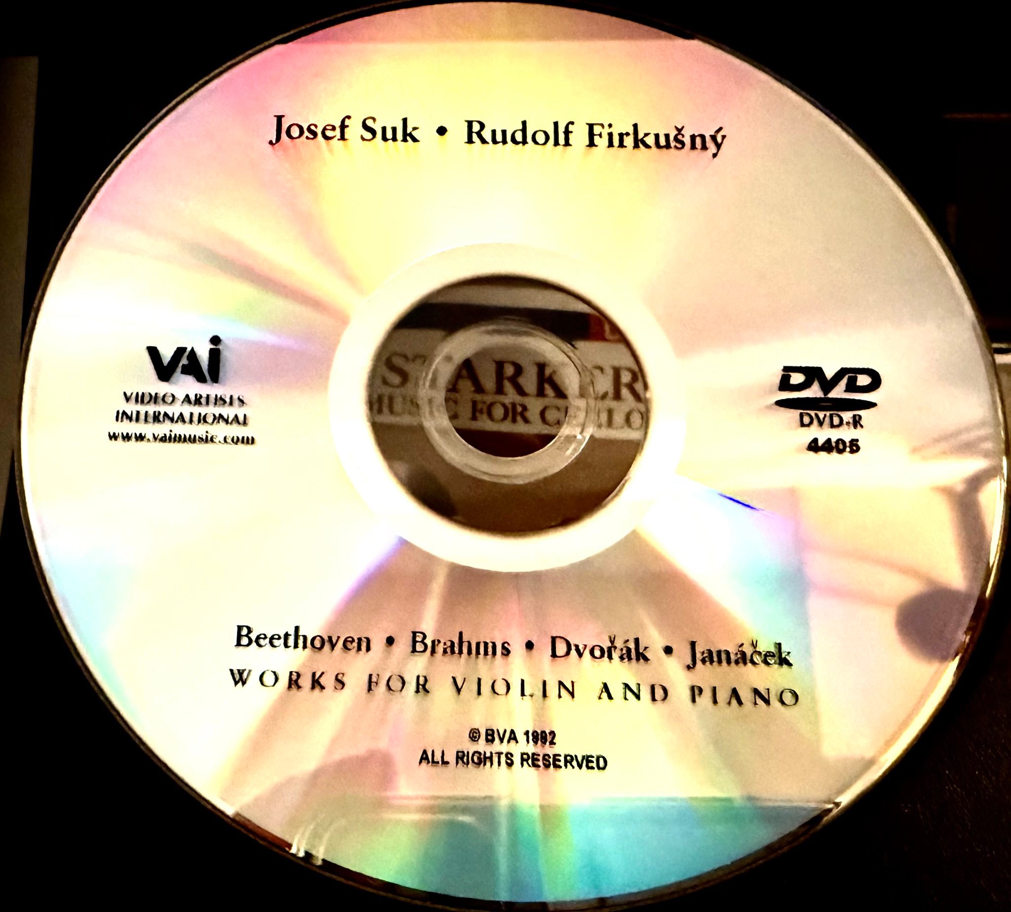 Josef Suk & Rudolf Firkusny [DVD] In Recital, JOSEF SUK, violin