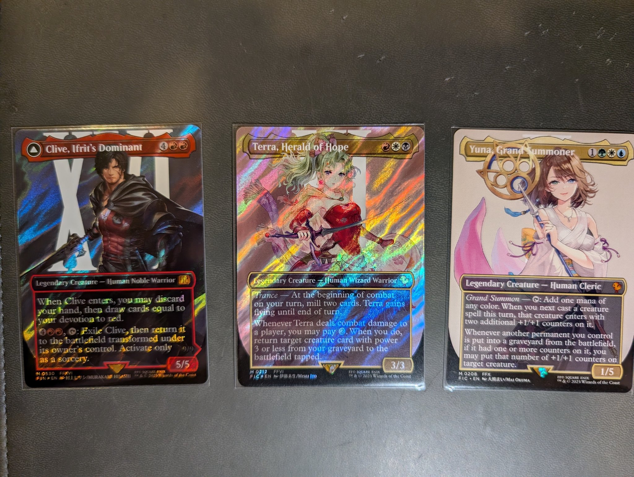 Looking to move $100 for Sephiroth Foil $150 for JPN Celes, Rune