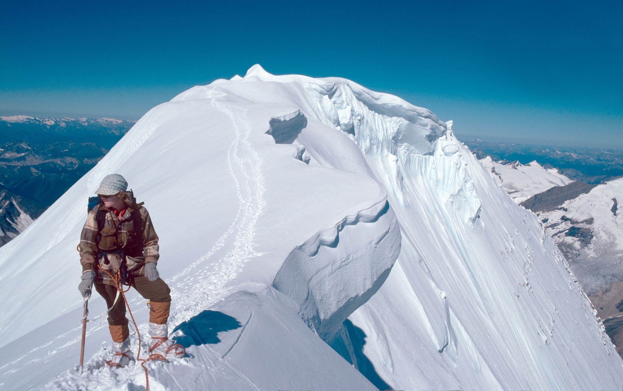 Vintage Backpacking Through the 1970s | Jan Rowed on Mt Robson, British ...