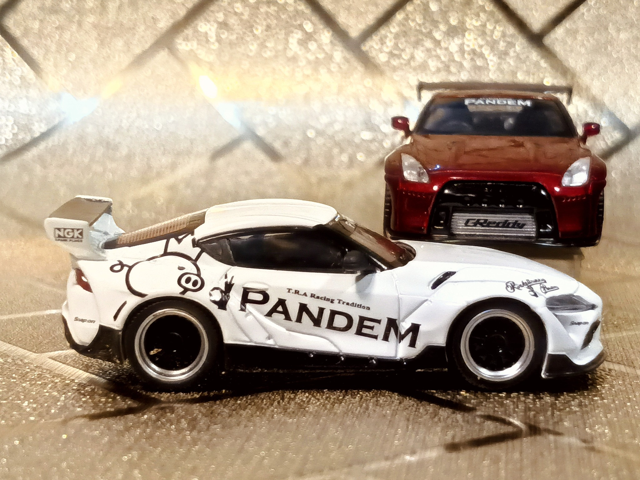 Toyota Pandem GR Supra V1.0 Advan Livery Sema 2019 Mini GT
