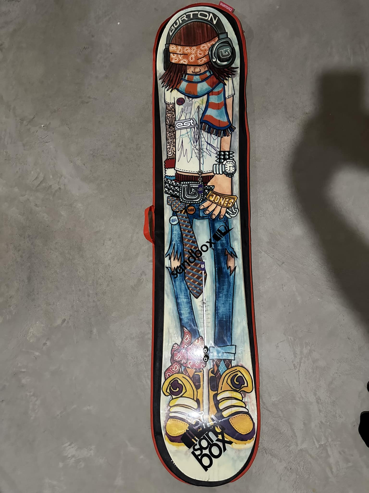 burton boys snowboards Kids' Riglet Snowboard Our most beginner Size:14 Inch XL Multi Men Color Fish Brand_Underwater Treasures